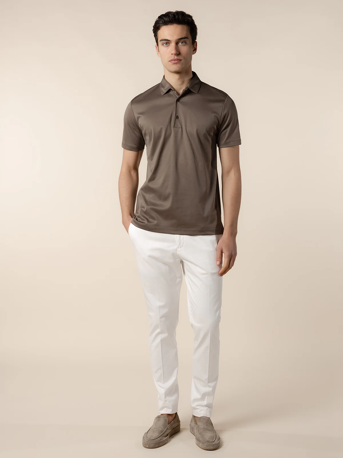 AUR1 Polo Ash Grey - Image 6