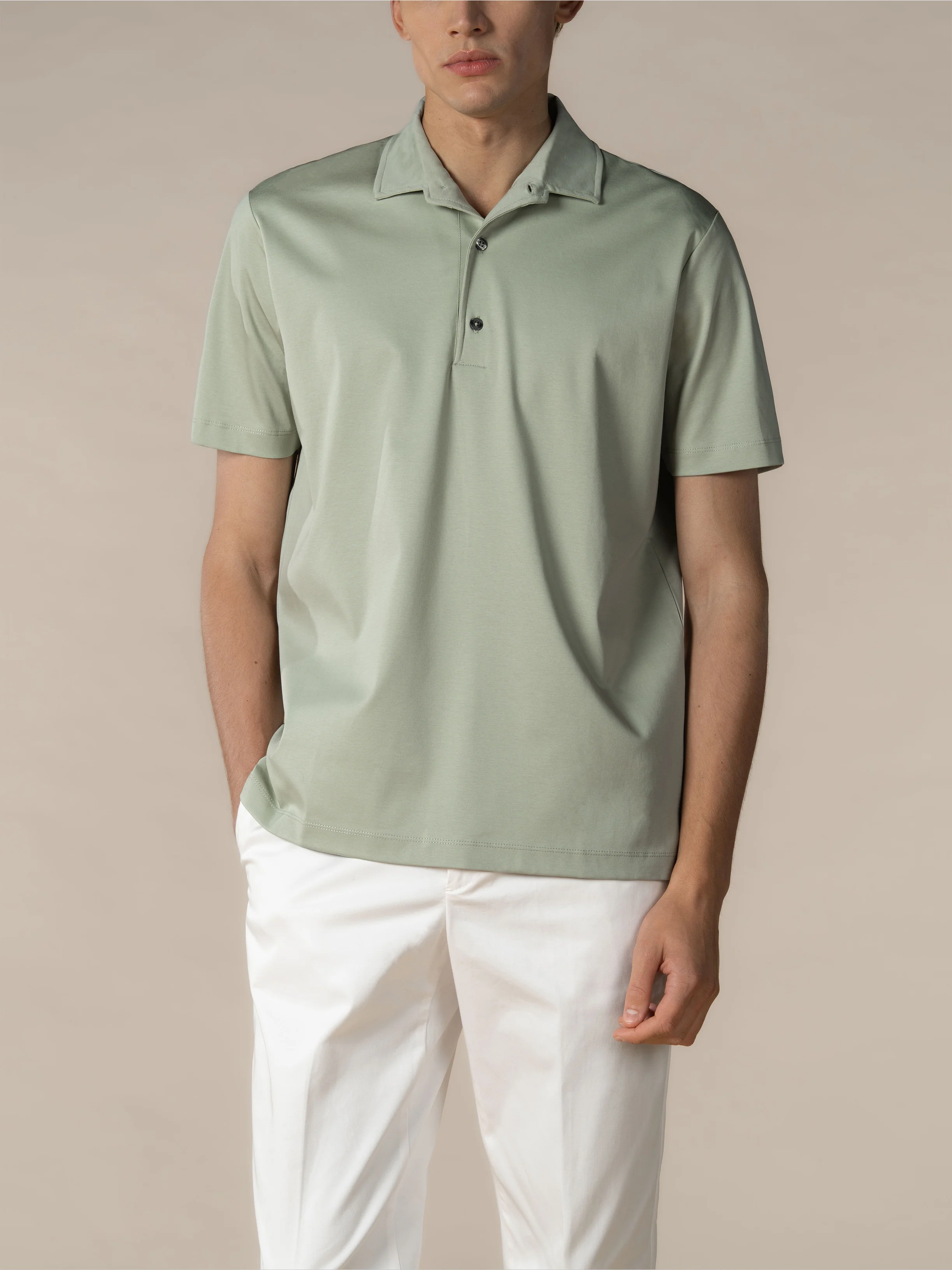 AUR1 Polo Light Green - Image 2