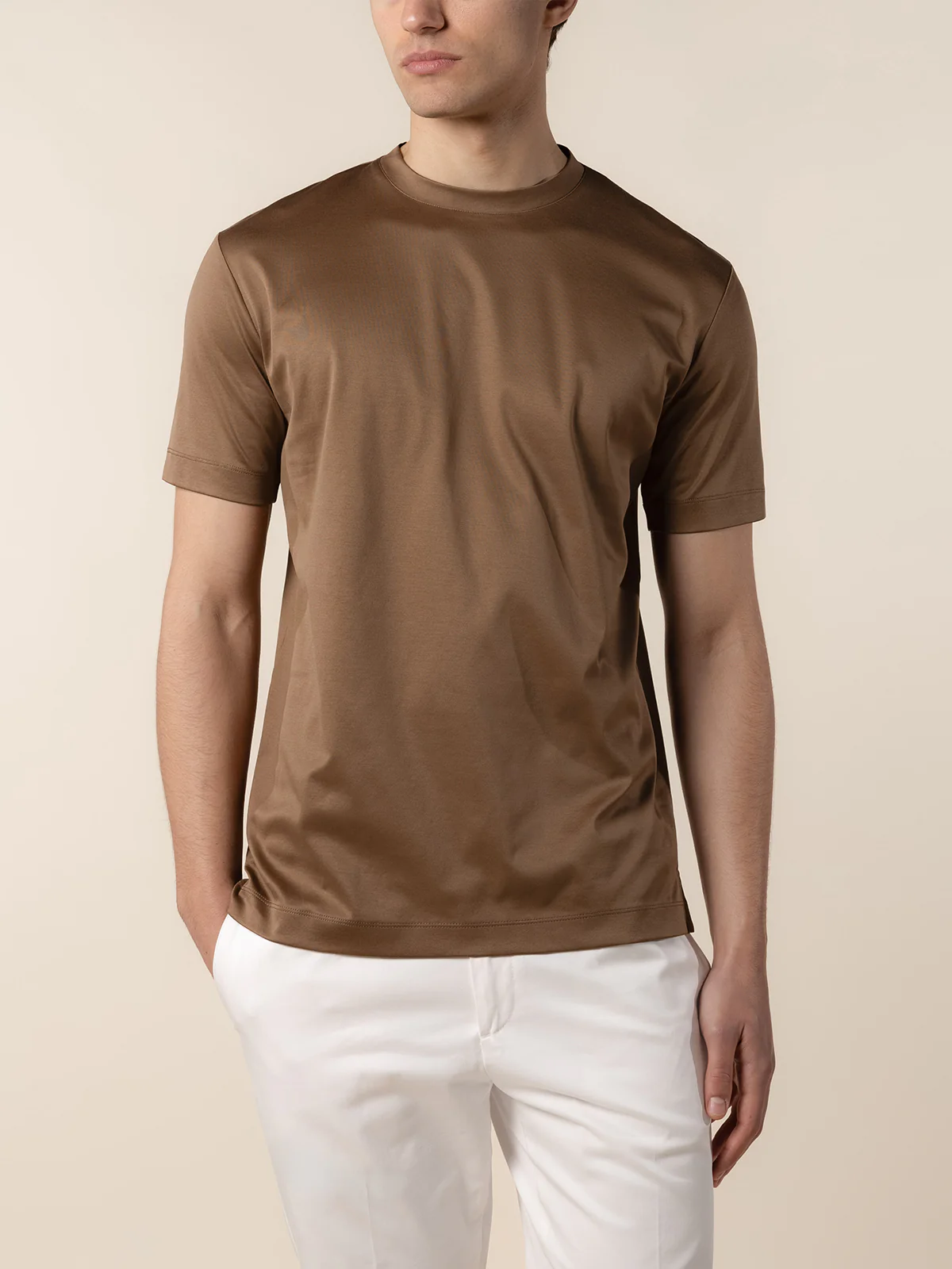 AUR1 T-Shirt Golden Brown - Image 2