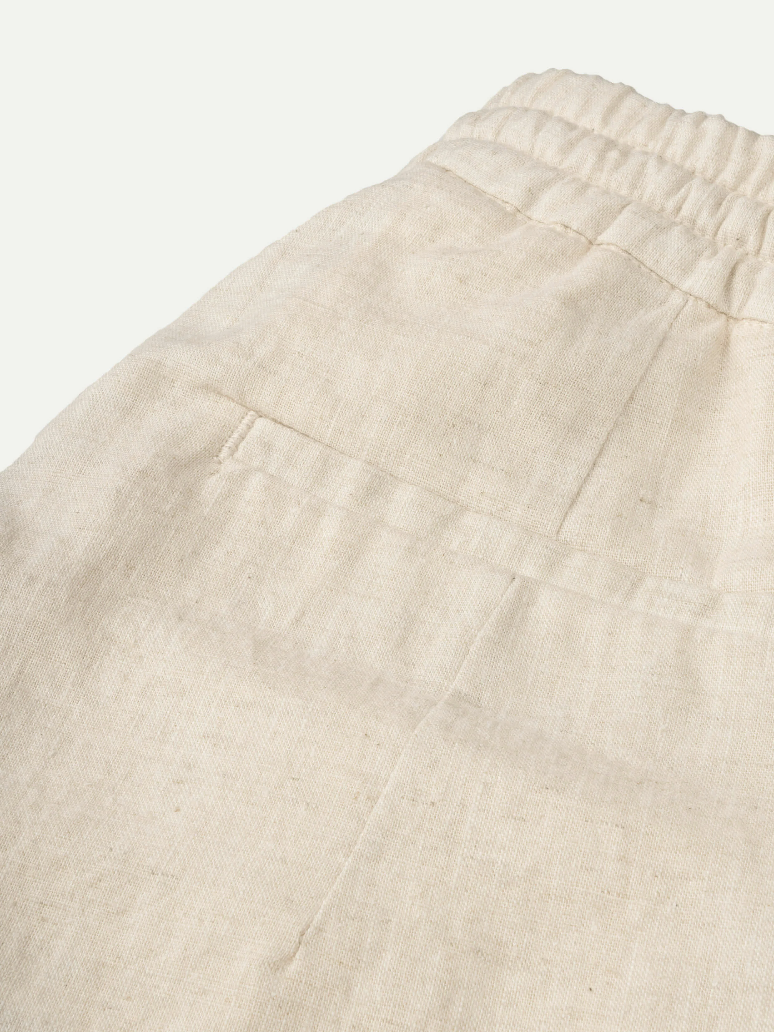 Beige Linen Seaside Shorts - Image 5