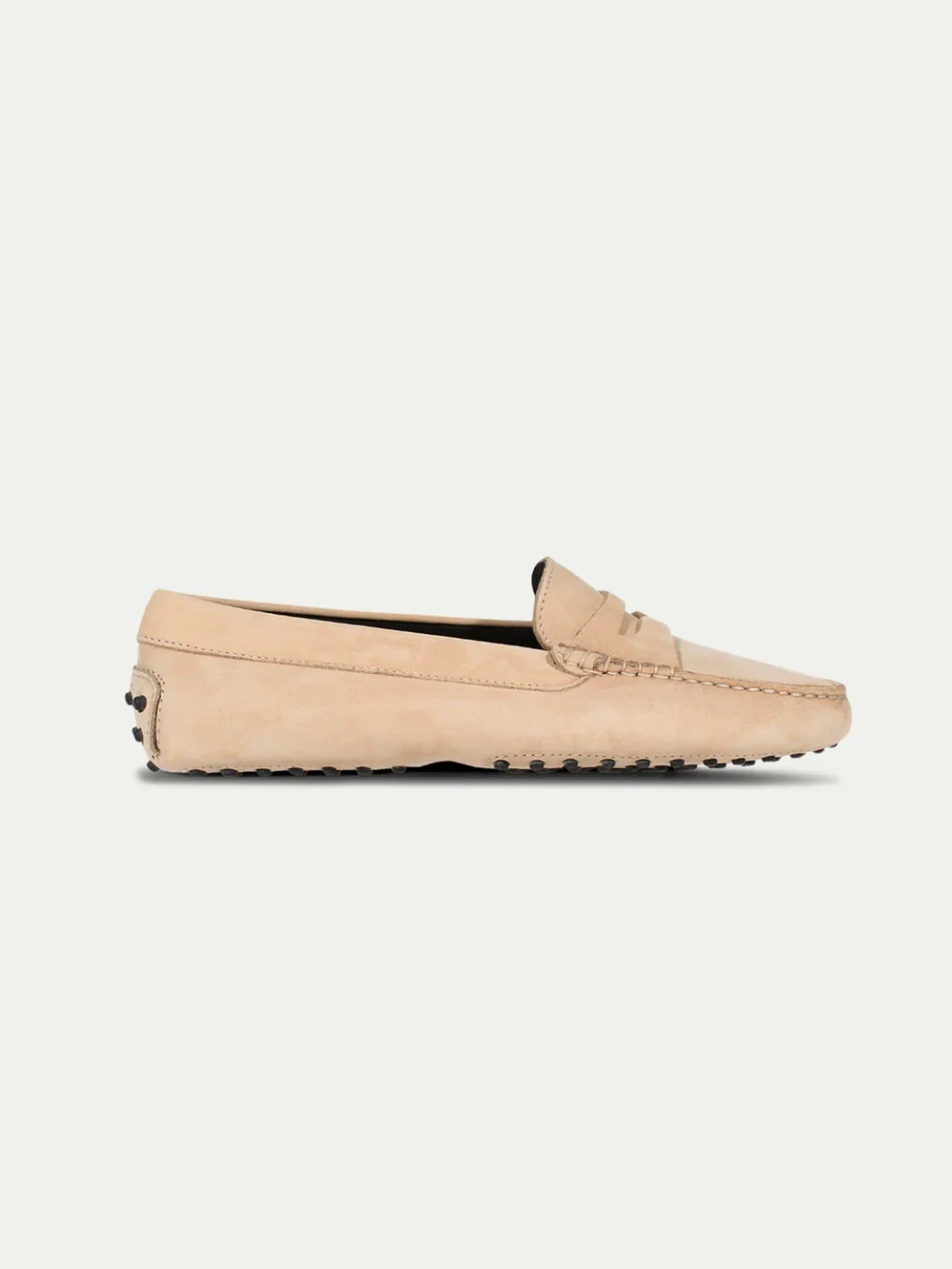 Beige Nubuck Driving Shoes - Image 4