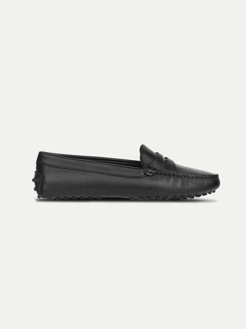 Black Leather Driving Shoes - Image 4