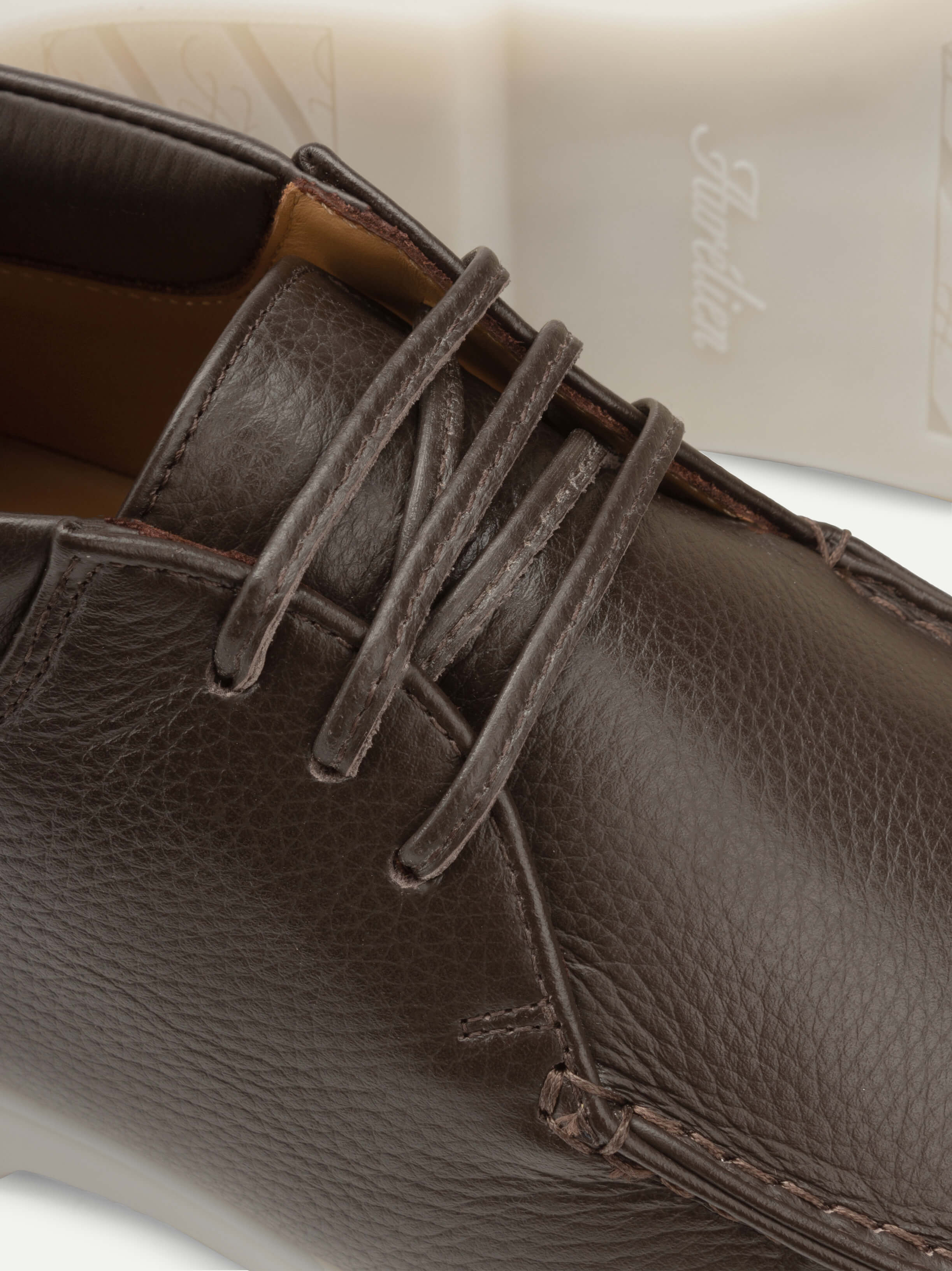 Brown Grain Desert Boot - Image 2