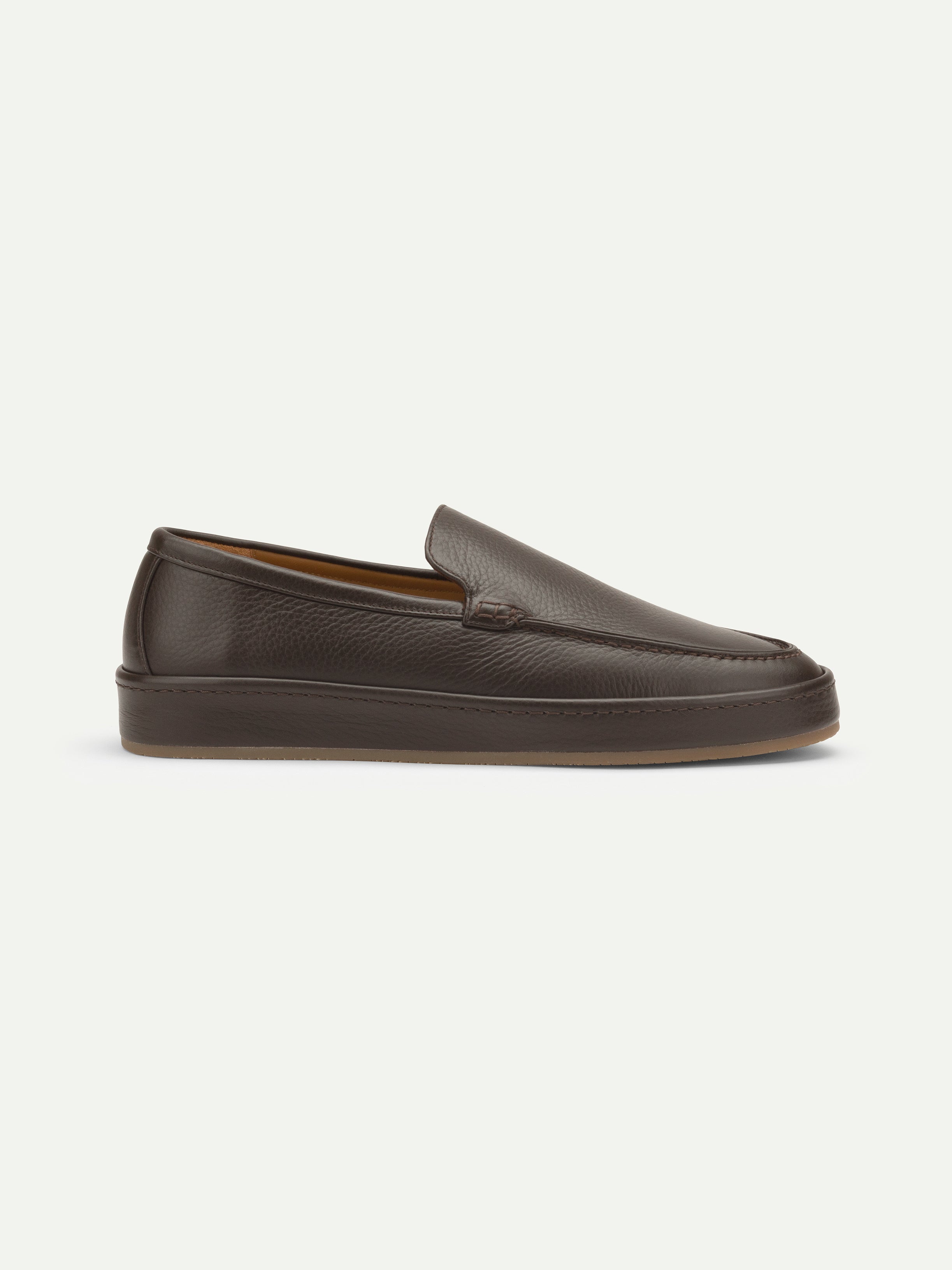 Brown Grain Voyager Loafer - Image 6