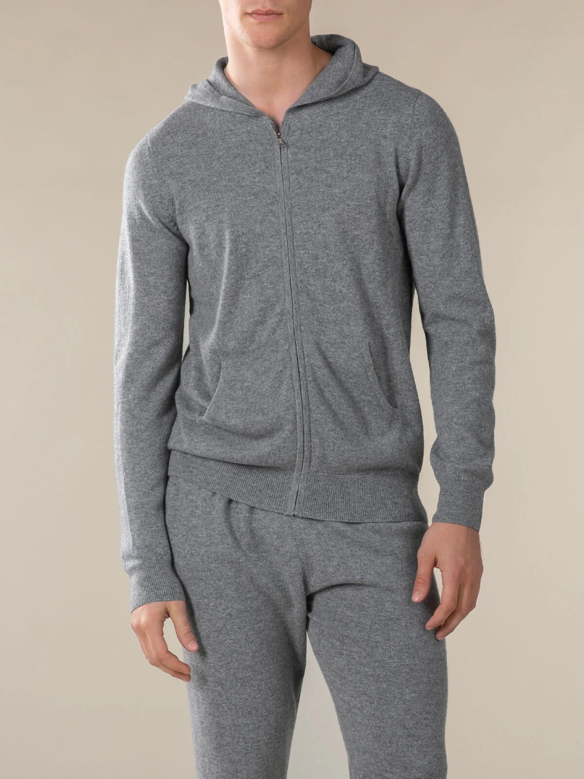 Light Grey Zipper Vest - Image 2