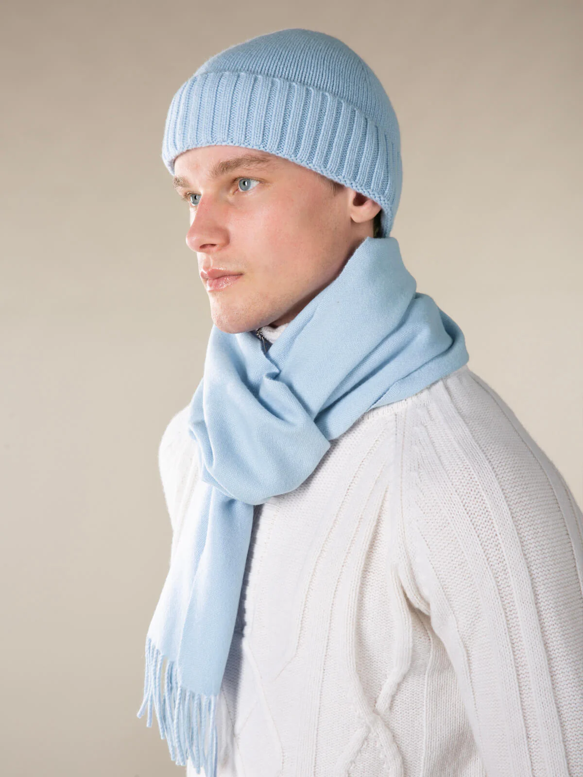 Light Blue Scarf - Image 4