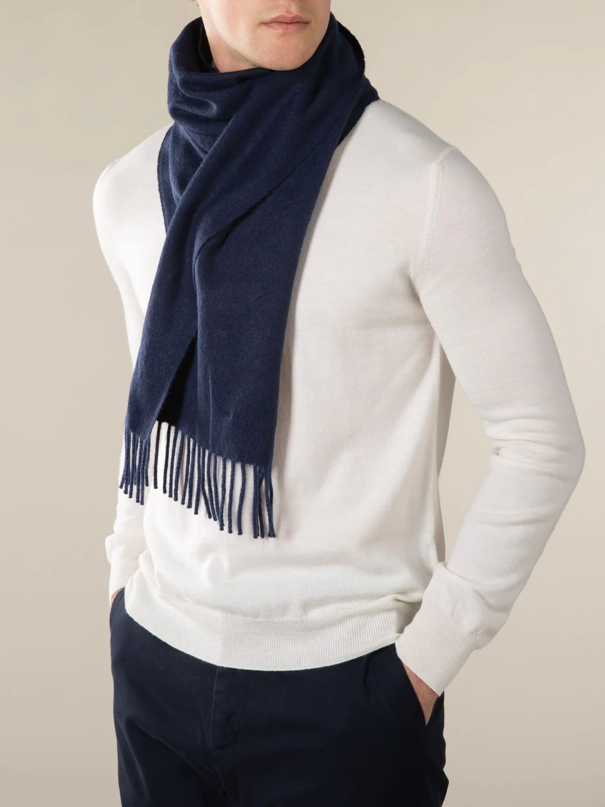 Navy Scarf - Image 2