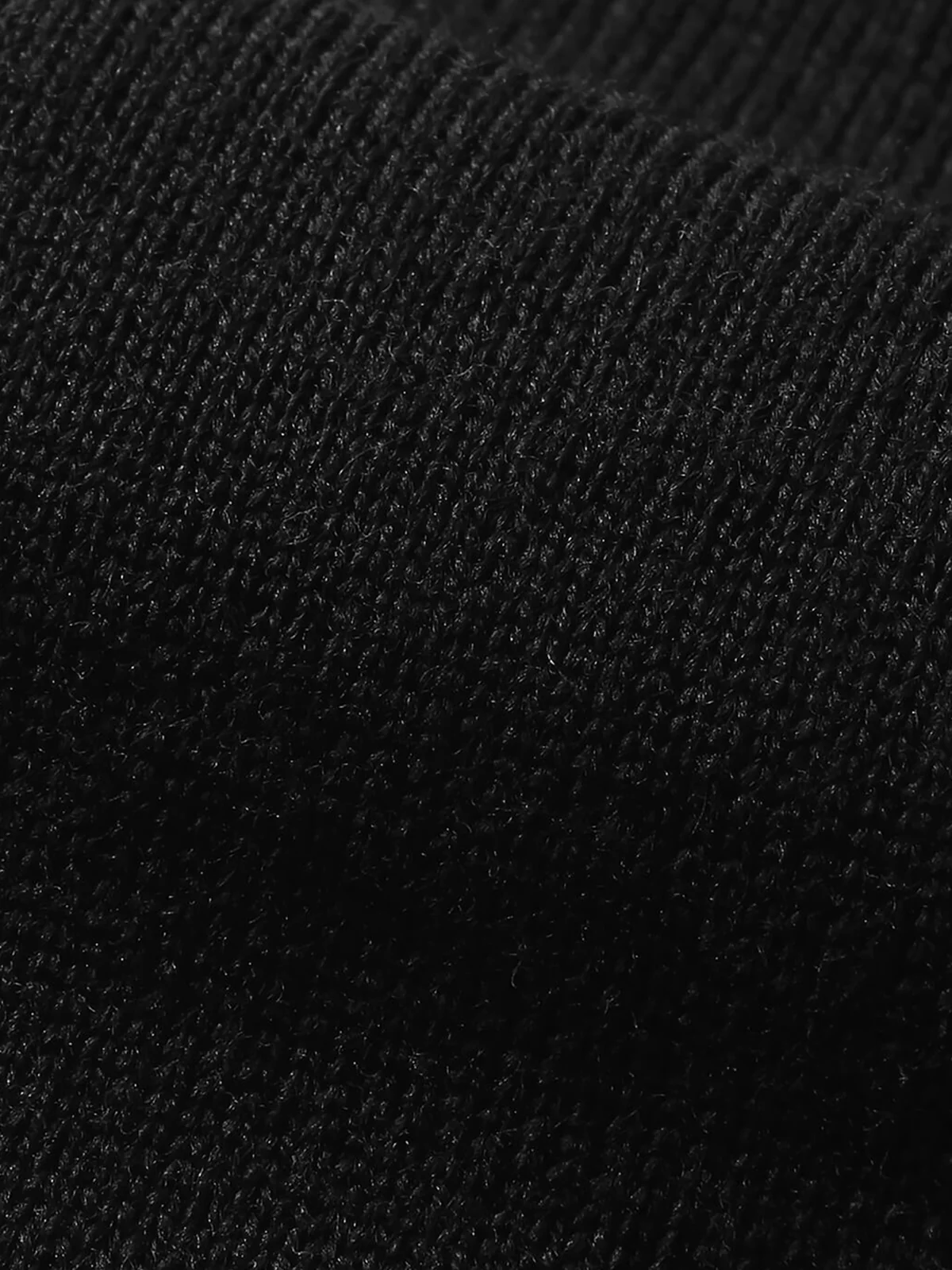 Extrafine Merino Crew Neck Sweater Black - Image 5