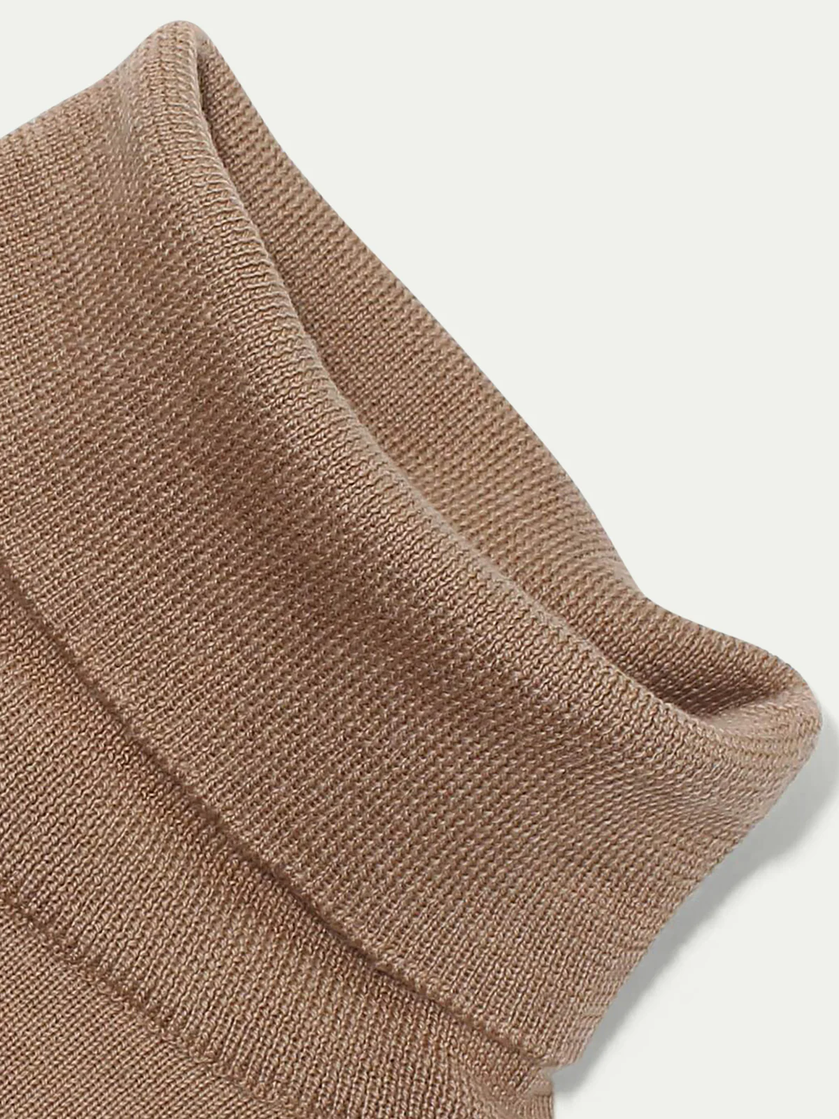 Extrafine Merino Rollneck Beige - Image 4