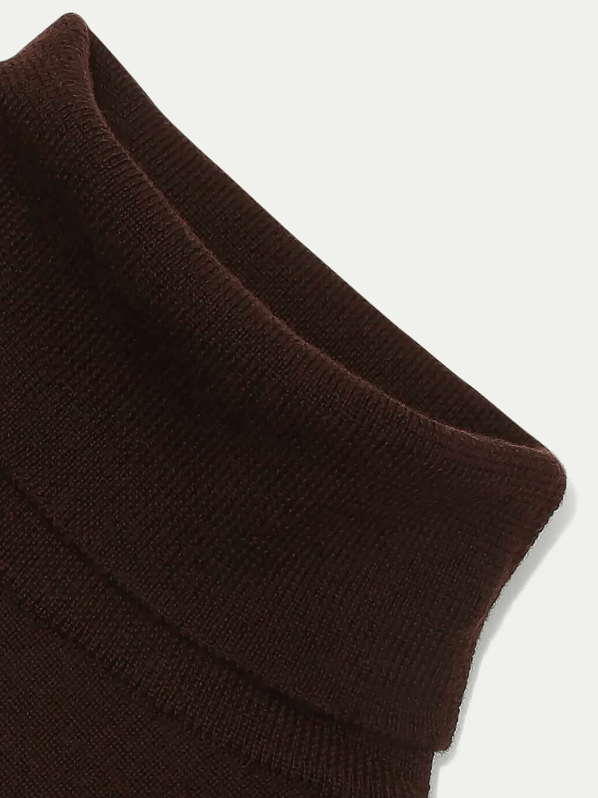 Extrafine Merino Rollneck Brown - Image 3