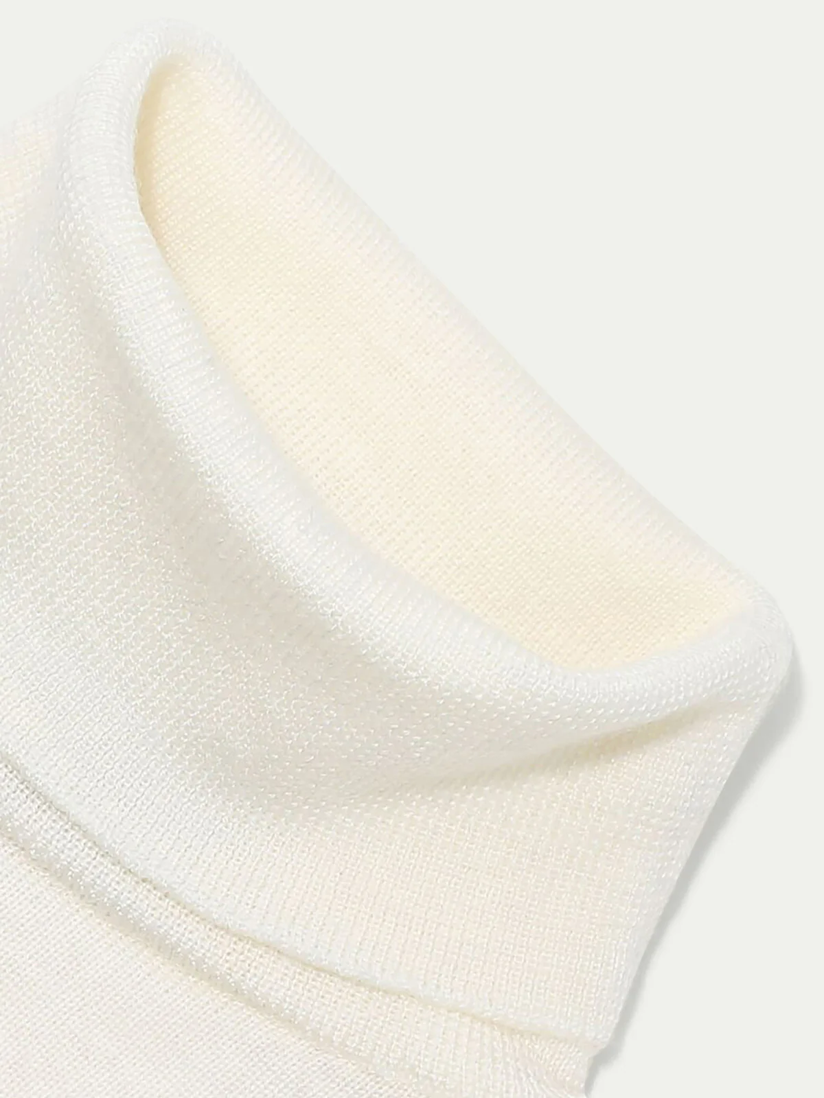 Extrafine Merino Rollneck Ivory - Image 4