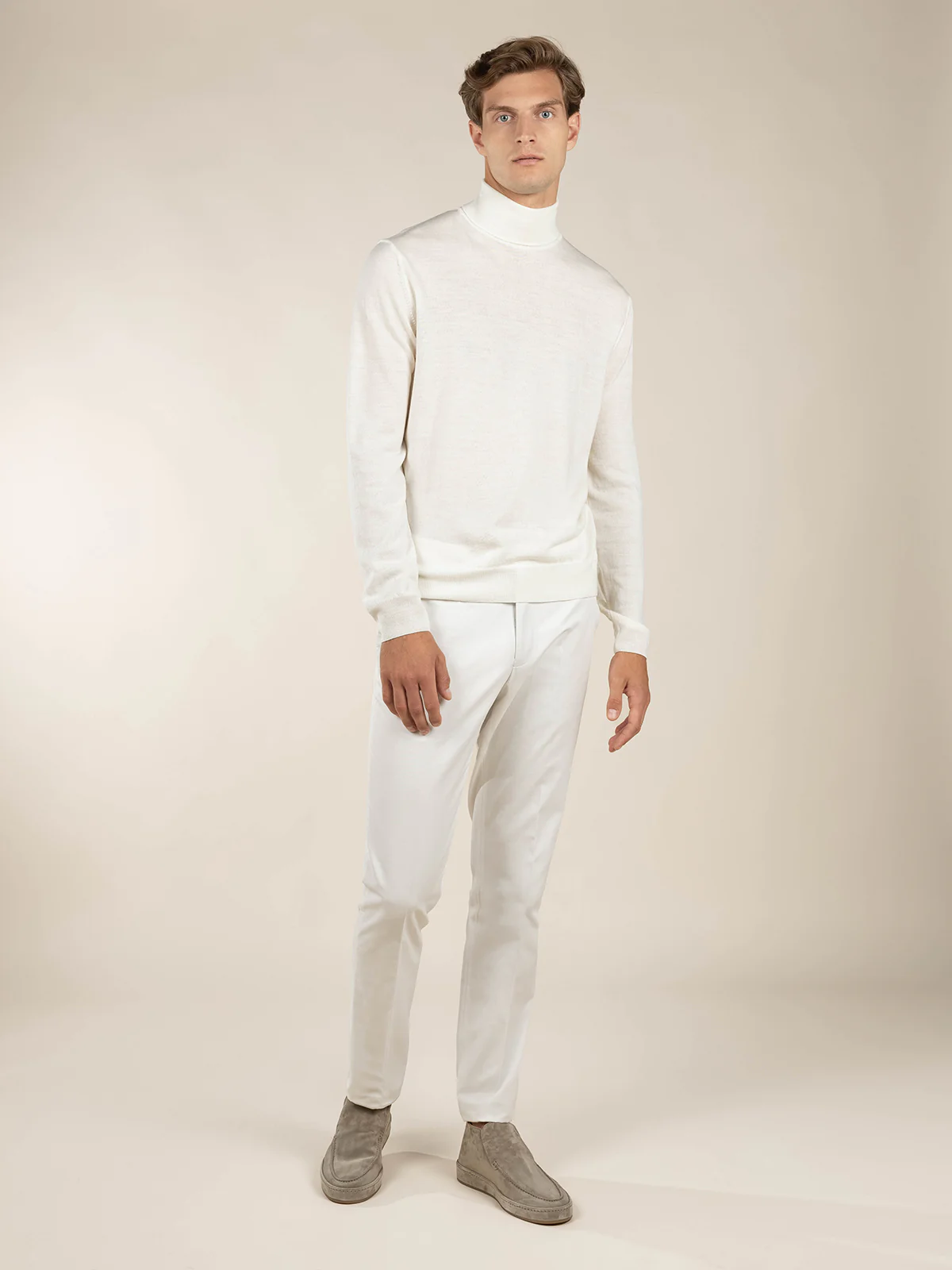 Extrafine Merino Rollneck Ivory - Image 7
