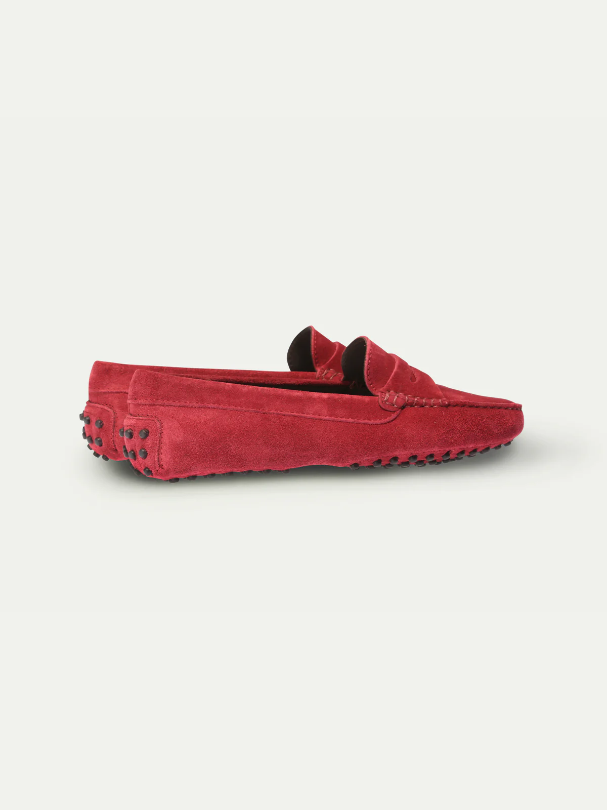 Cherry Suede Driving Shoes - Image 2