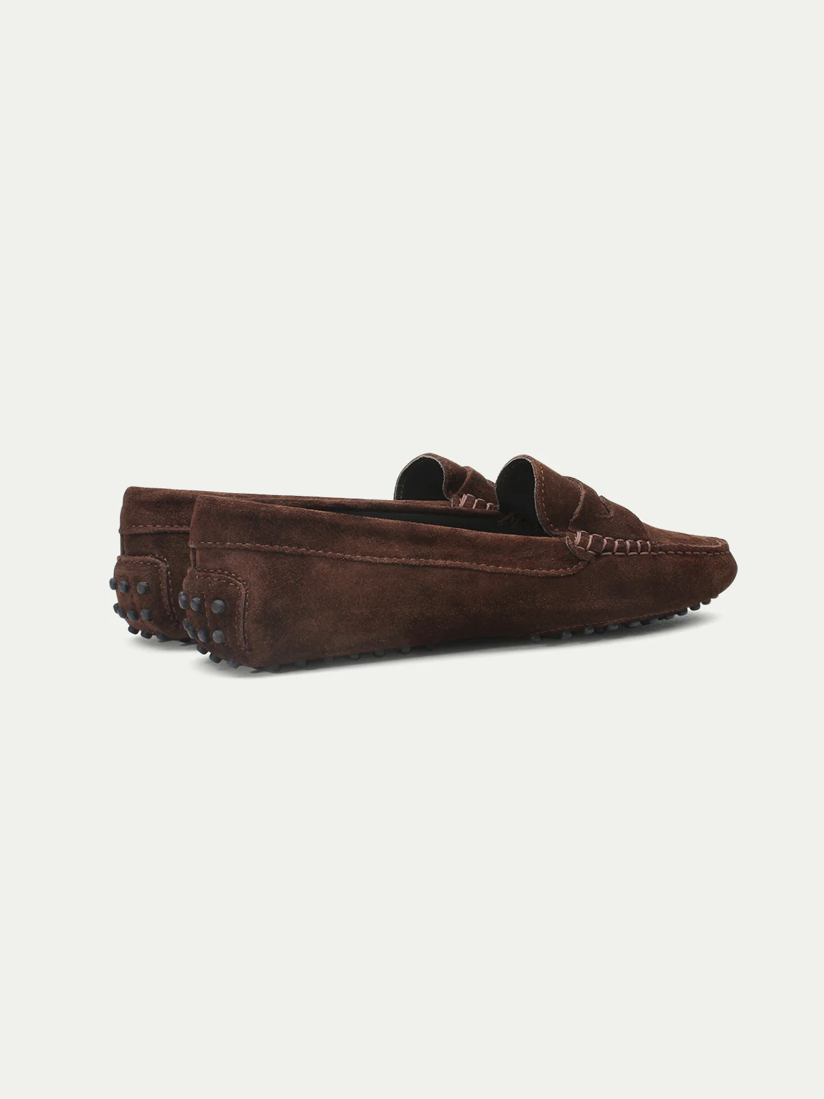 Chocolate Suede Driving Shoes - Image 3