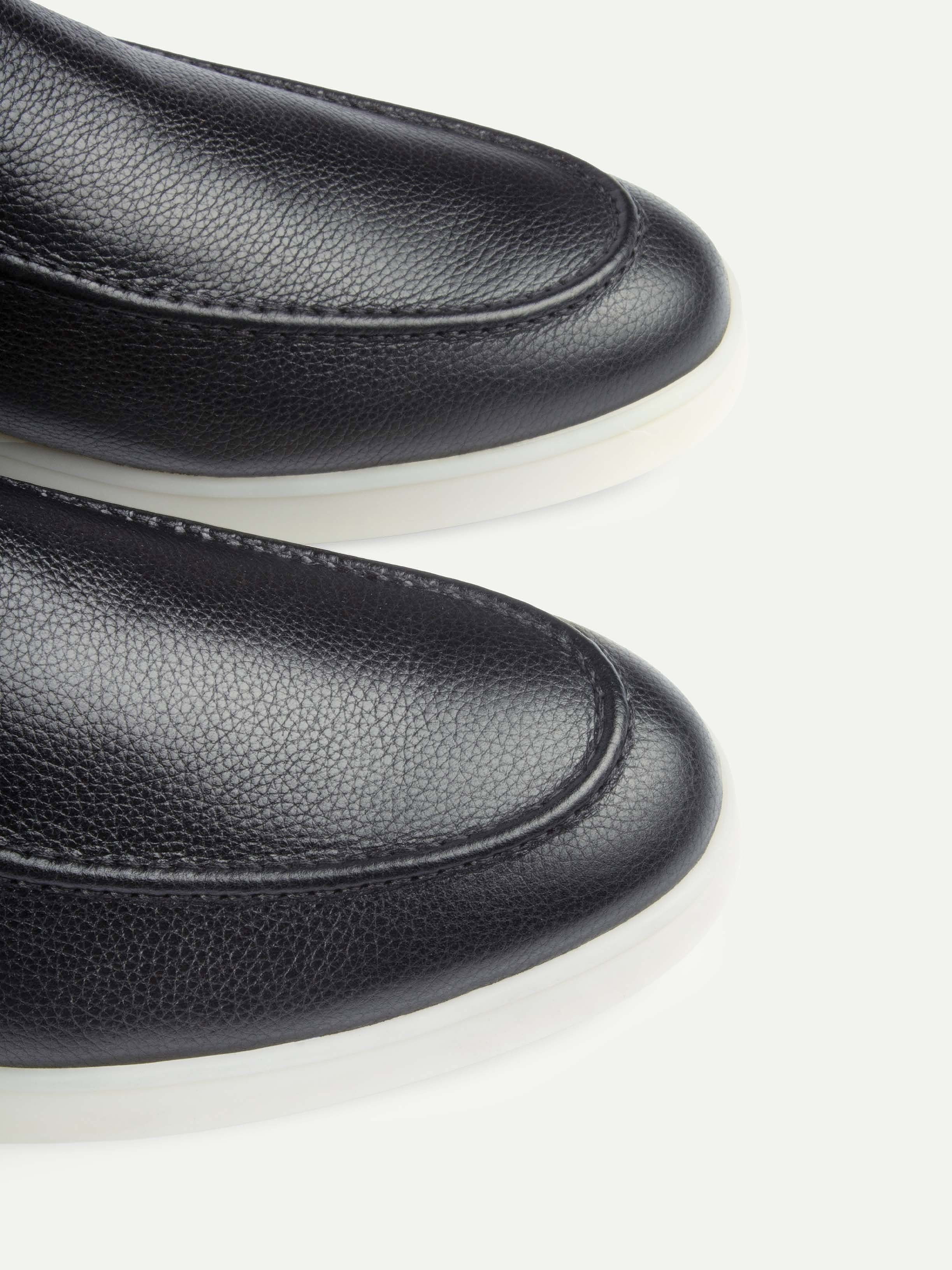 City Chelsea Boots Navy Grain - Image 3