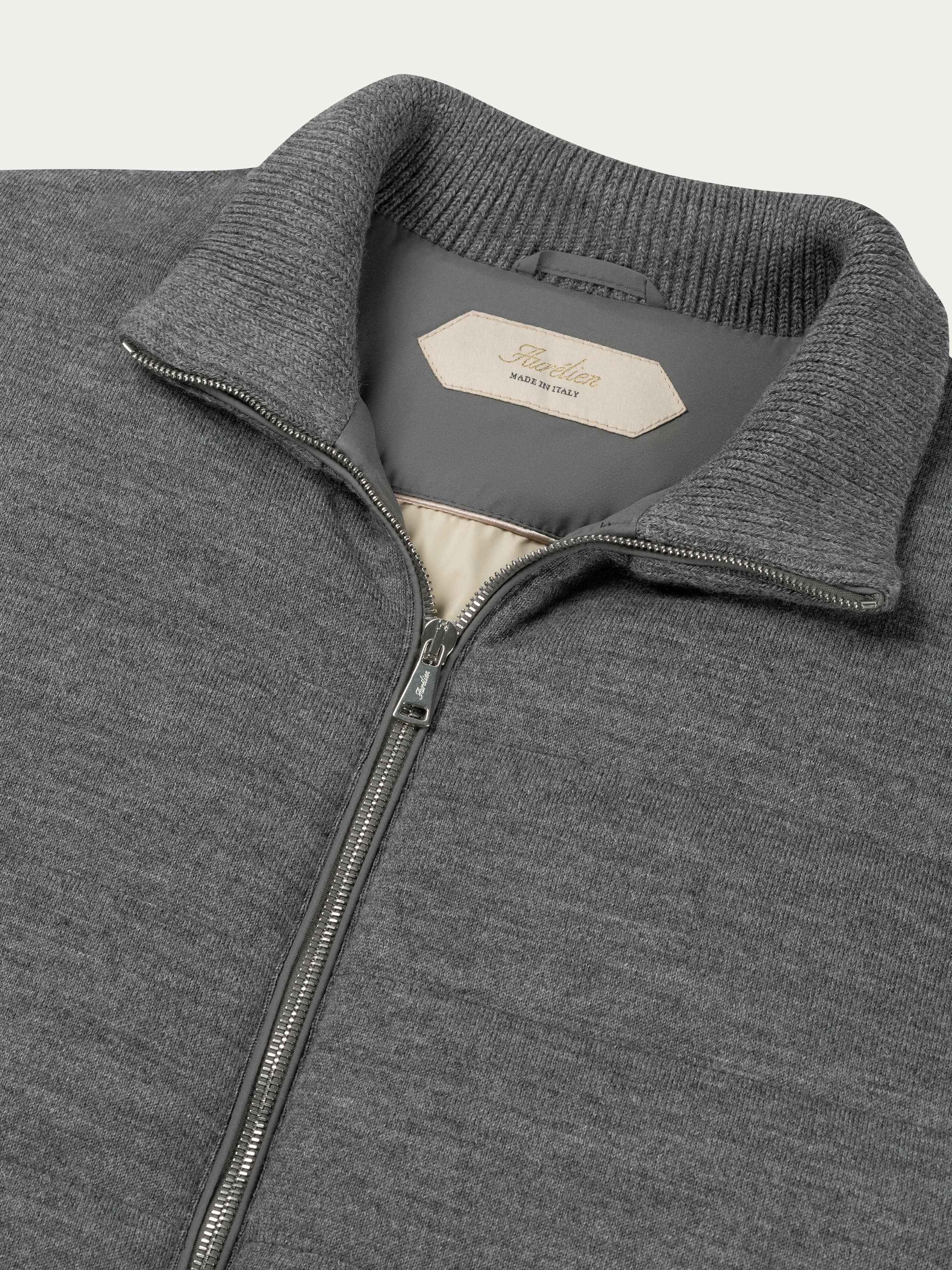 Dark Grey Urban Knit Jacket - Image 4
