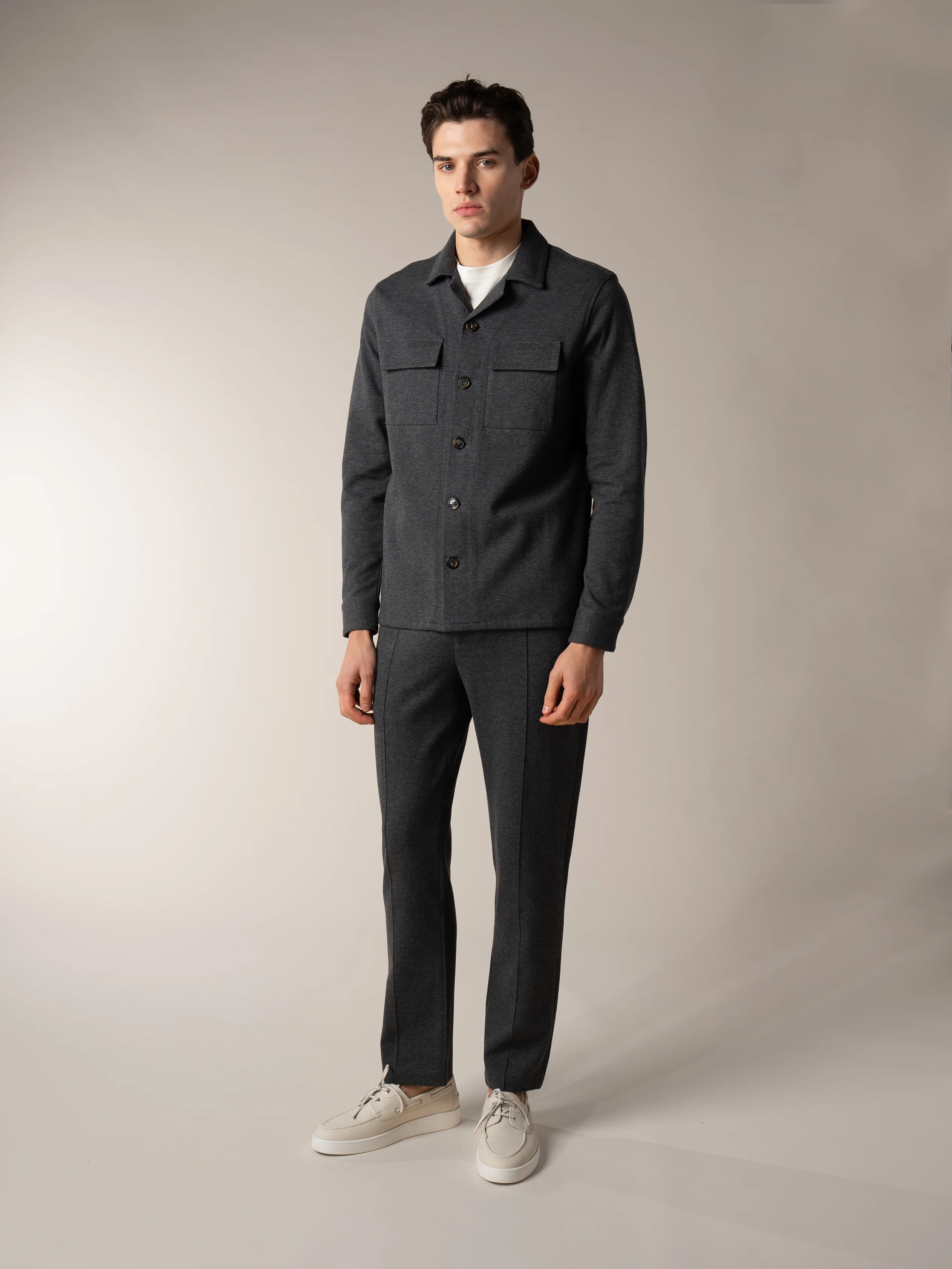 Dark Grey Leisure Overshirt - Image 7