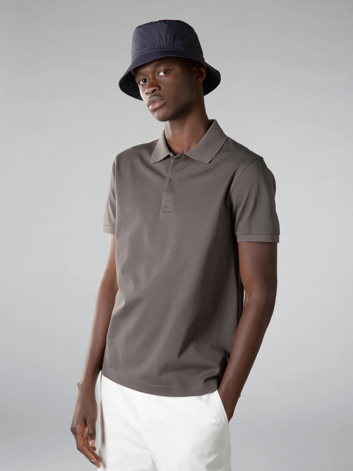 Dark Grey Polo Shirt - Image 5