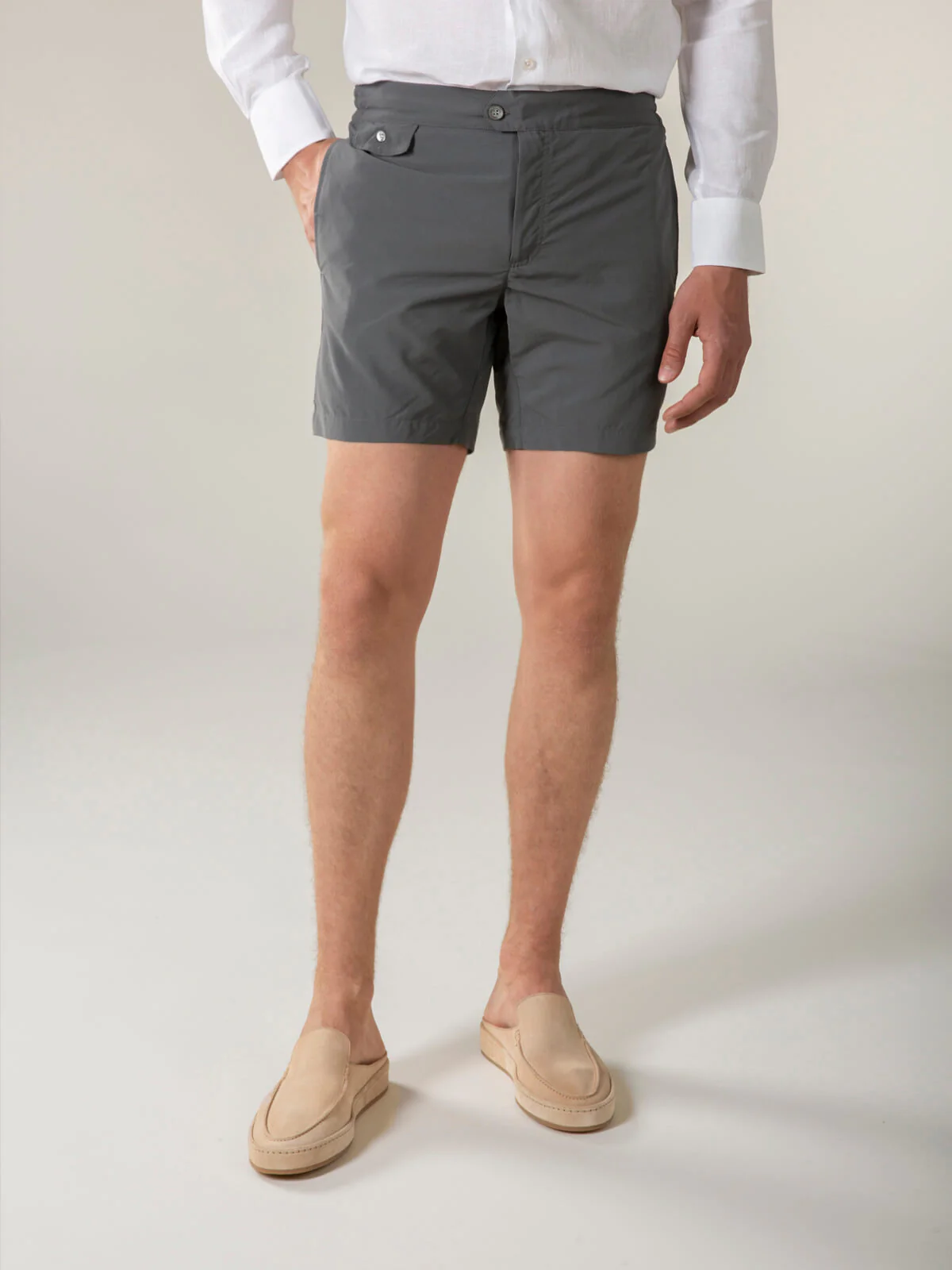 Dark Grey Beachside Swim Short - Image 2
