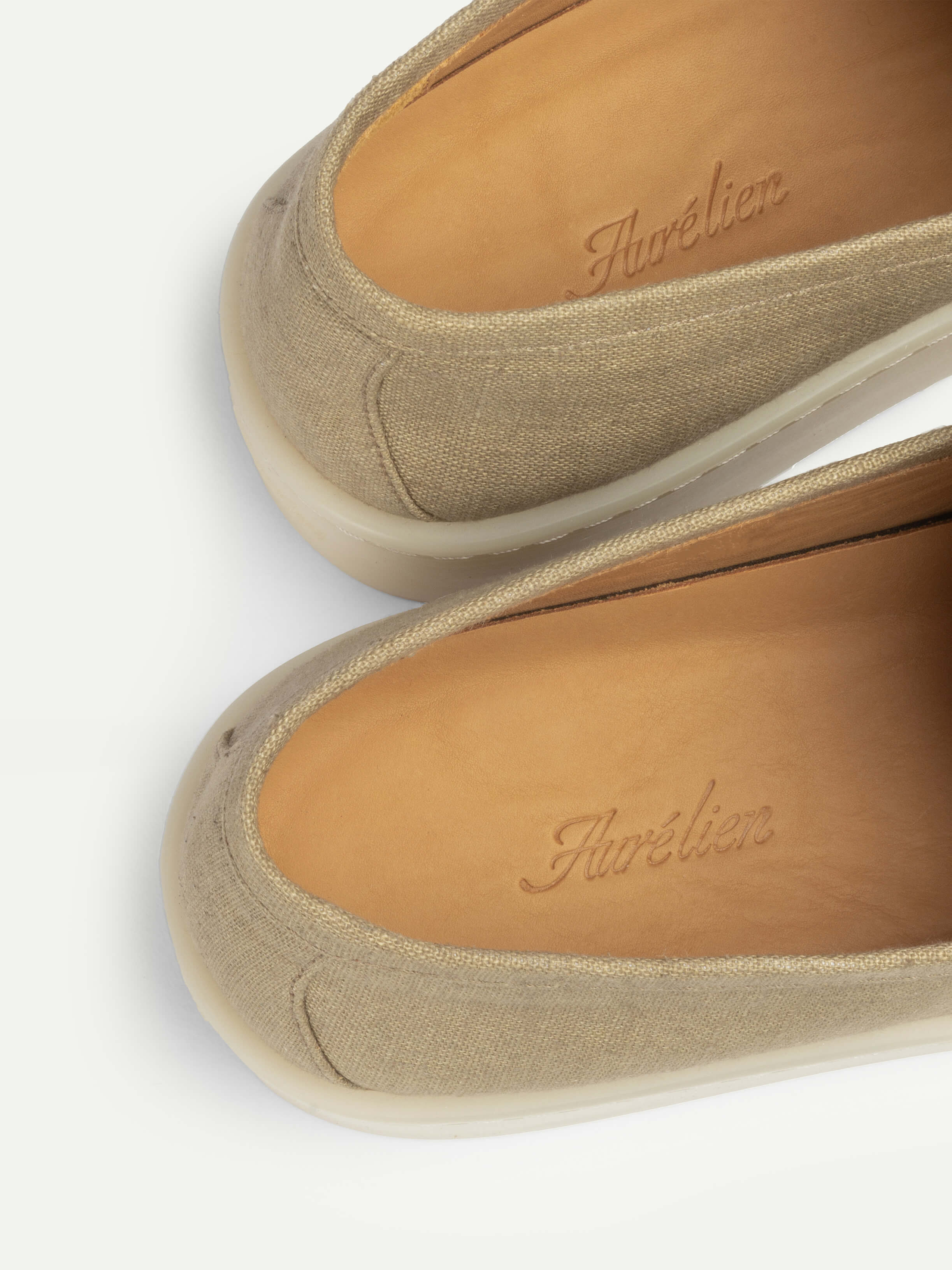 Dark Taupe Linen Urban Loafer - Image 3