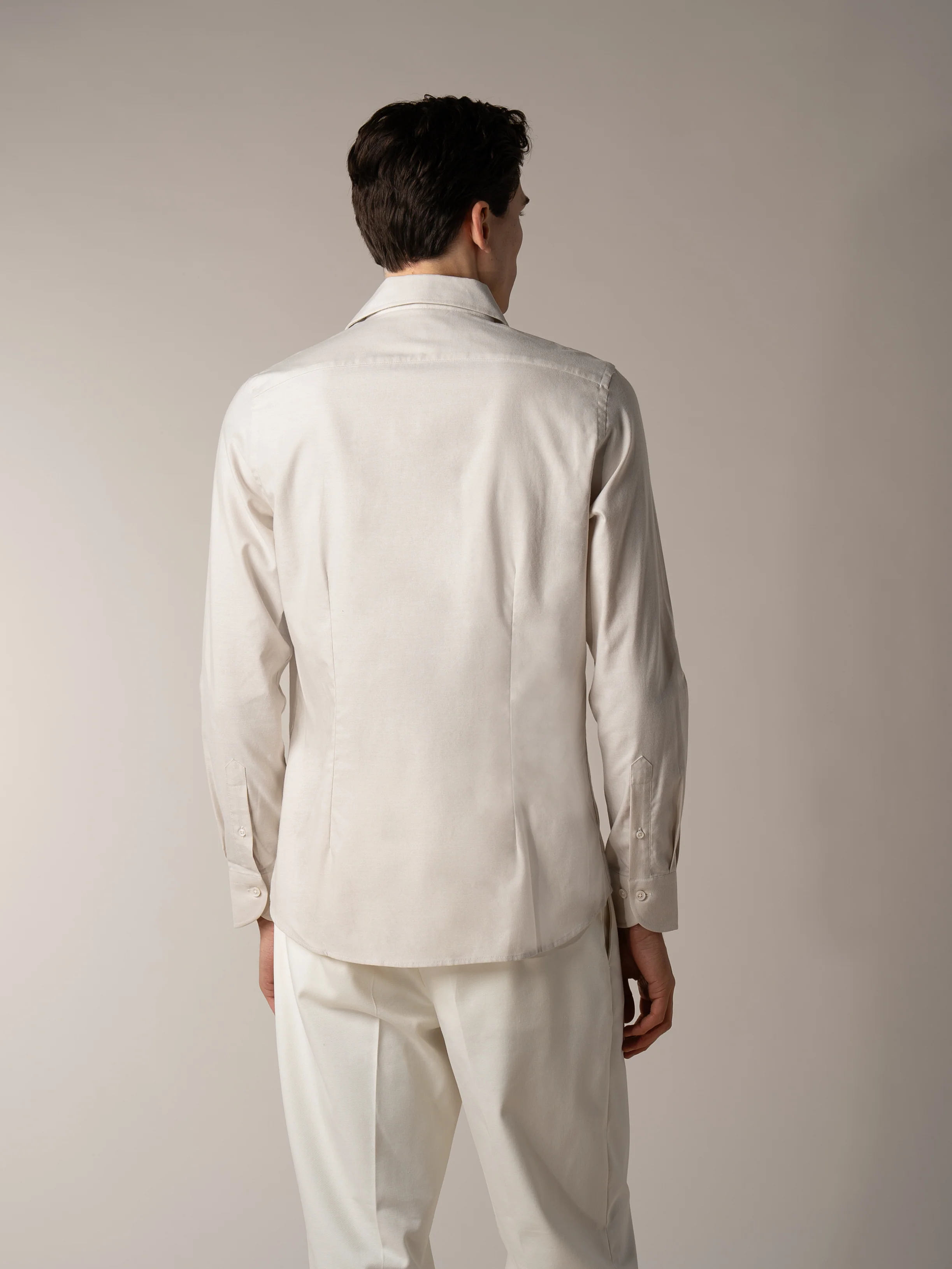 Ecru Silk Shirt - Image 5