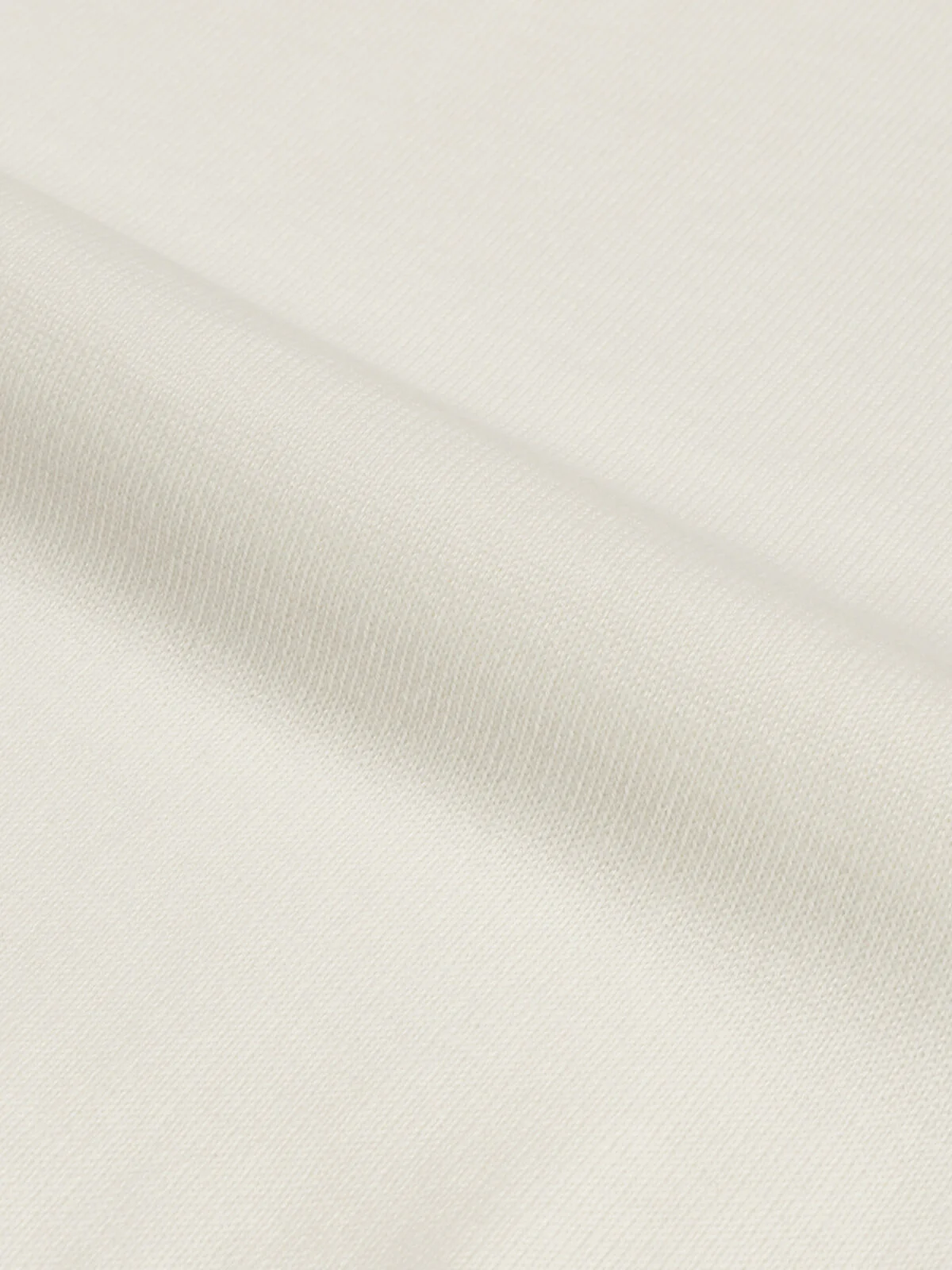 Extrafine Merino Buttonless Polo Ivory - Image 6