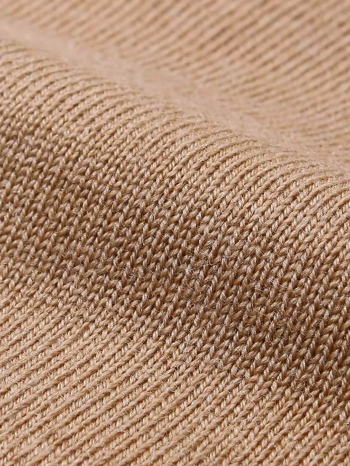 Extrafine Merino Zipper Vest Beige - Image 4