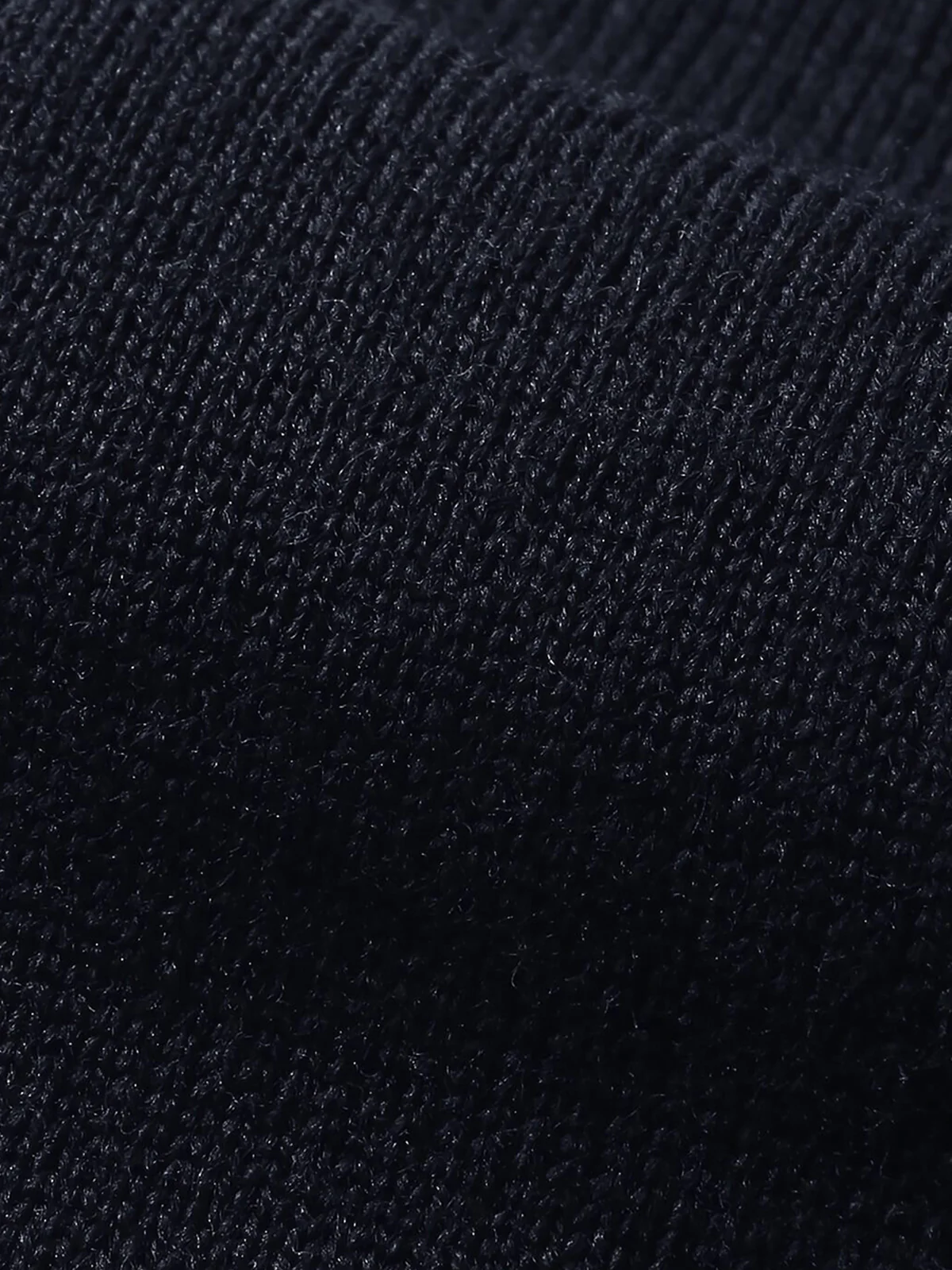 Extrafine Merino Zipper Vest Navy - Image 6