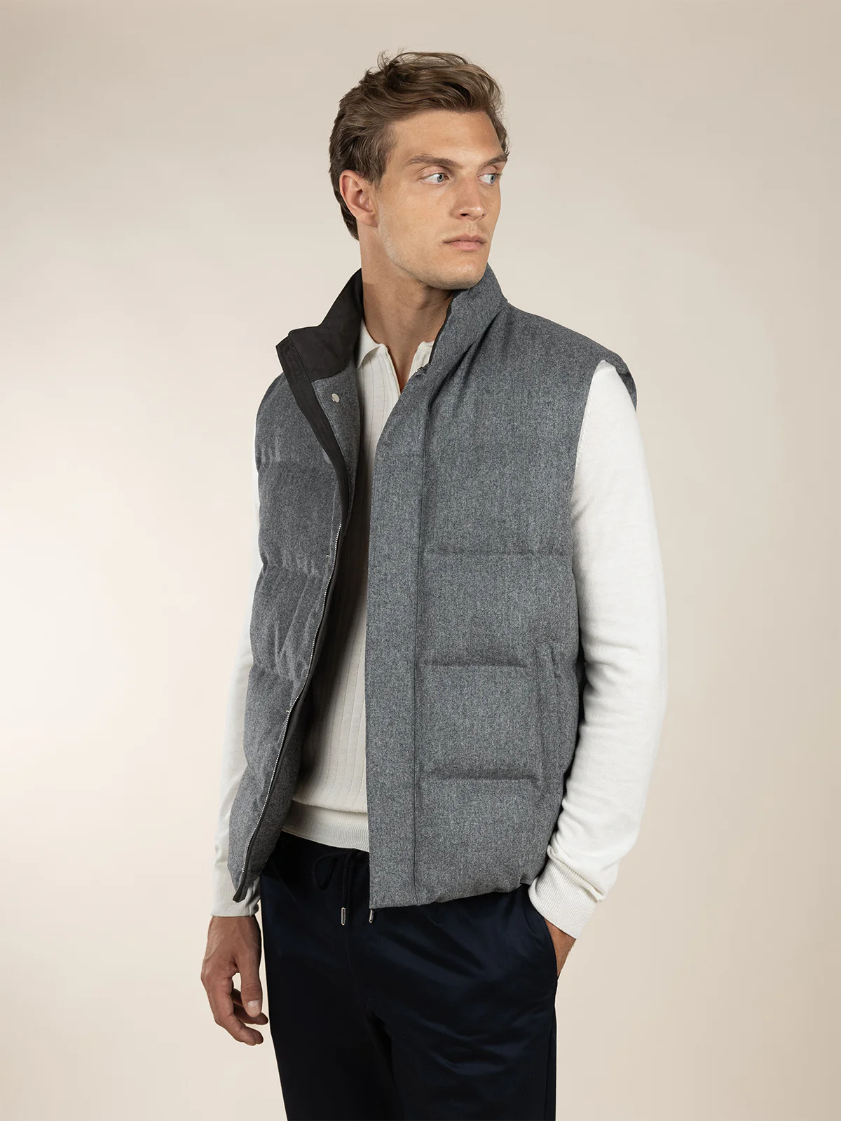 Grey AUR1 Body Warmer - Image 5