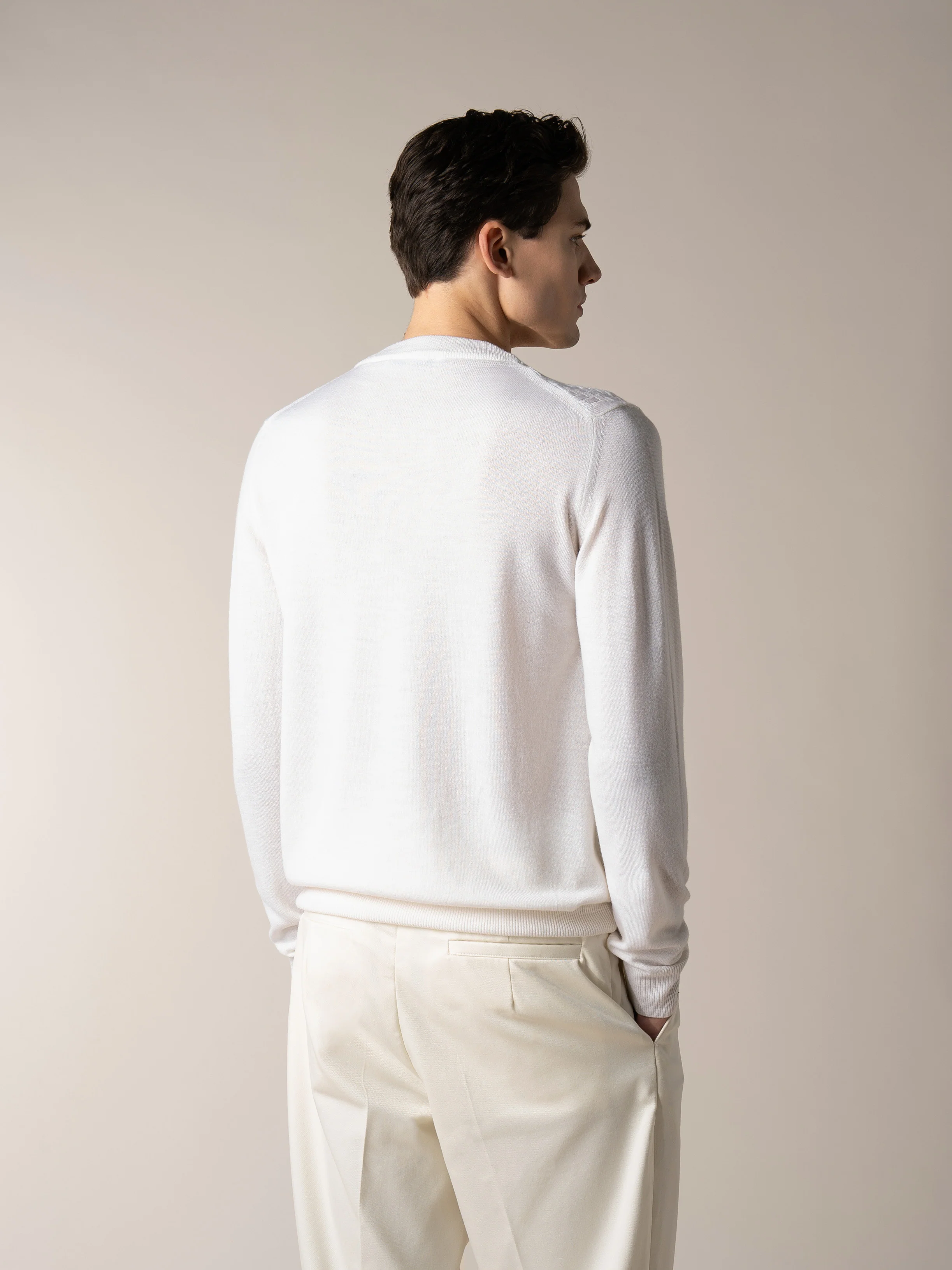 Ivory City Crew Basket Weave - Image 5