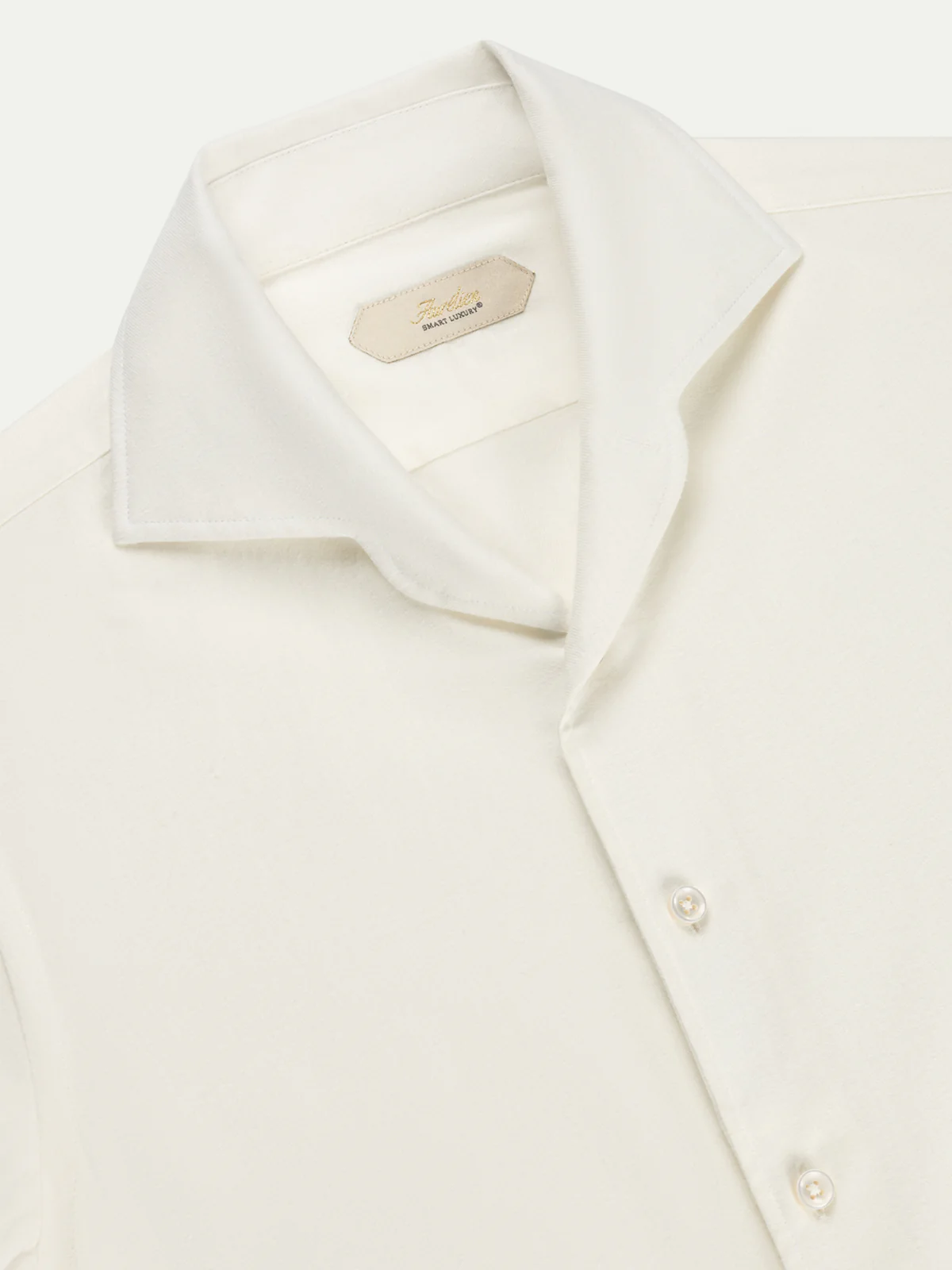 Ivory Flannel Shirt - Image 3