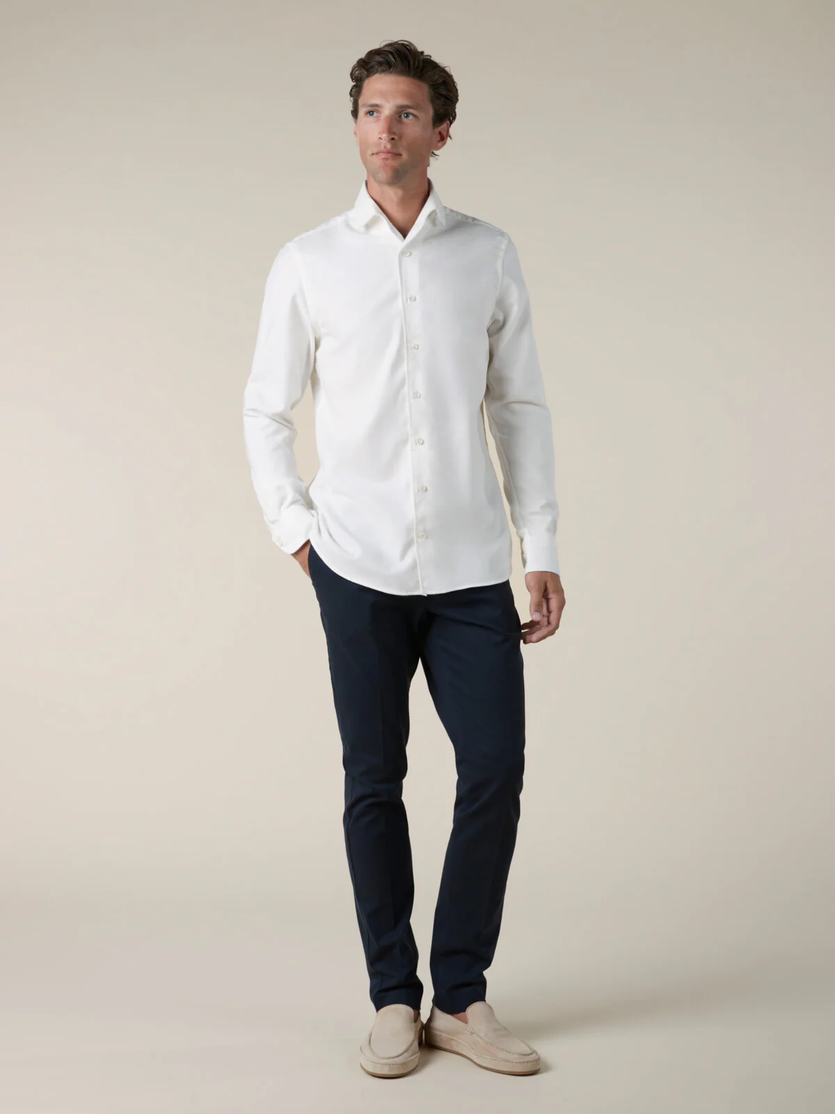 Ivory Flannel Shirt - Image 7