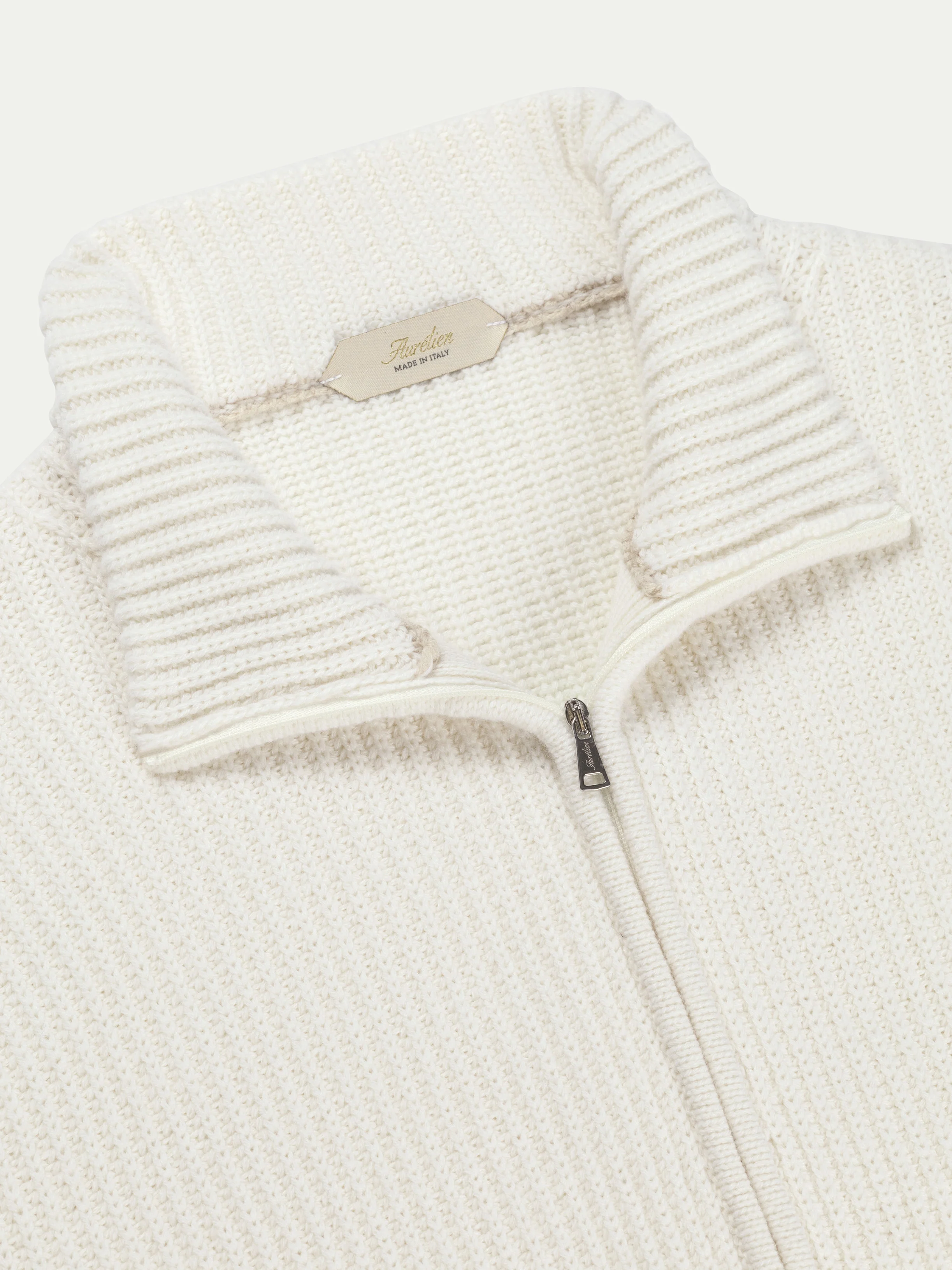 Ivory Alpine Ribbed Vest - Image 2