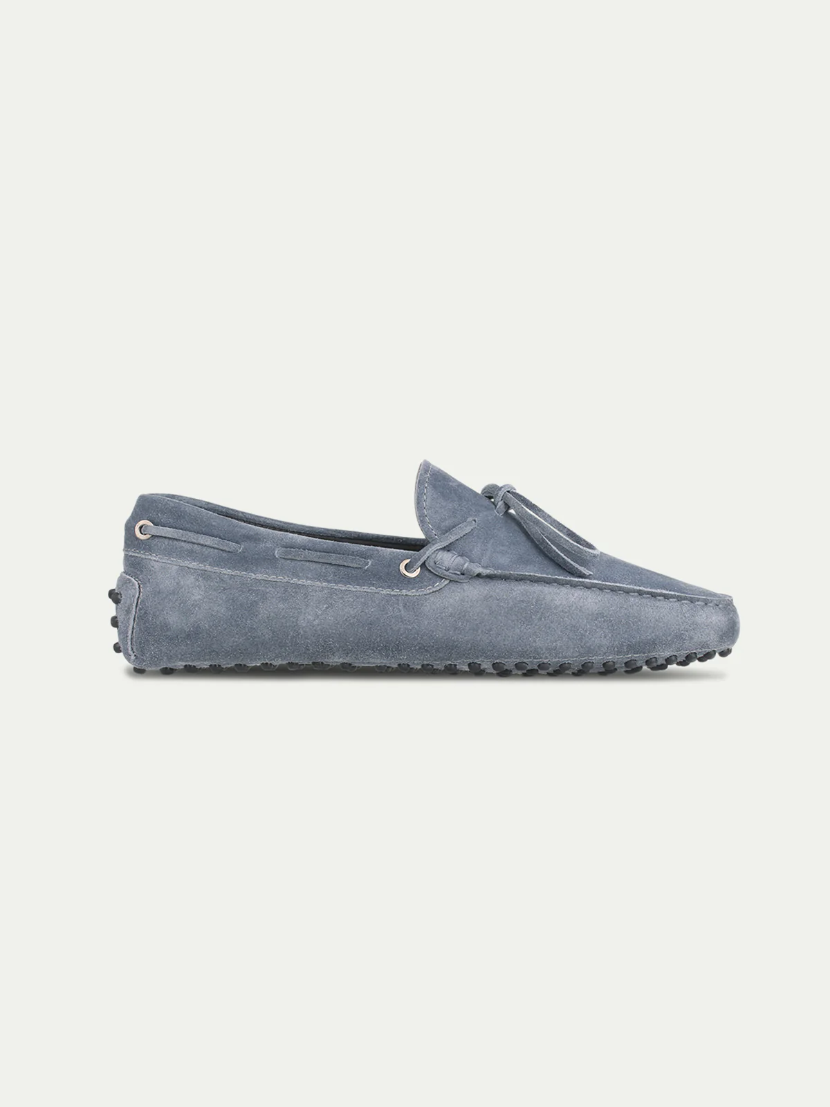 Light Blue Suede Driving Shoes - Image 4