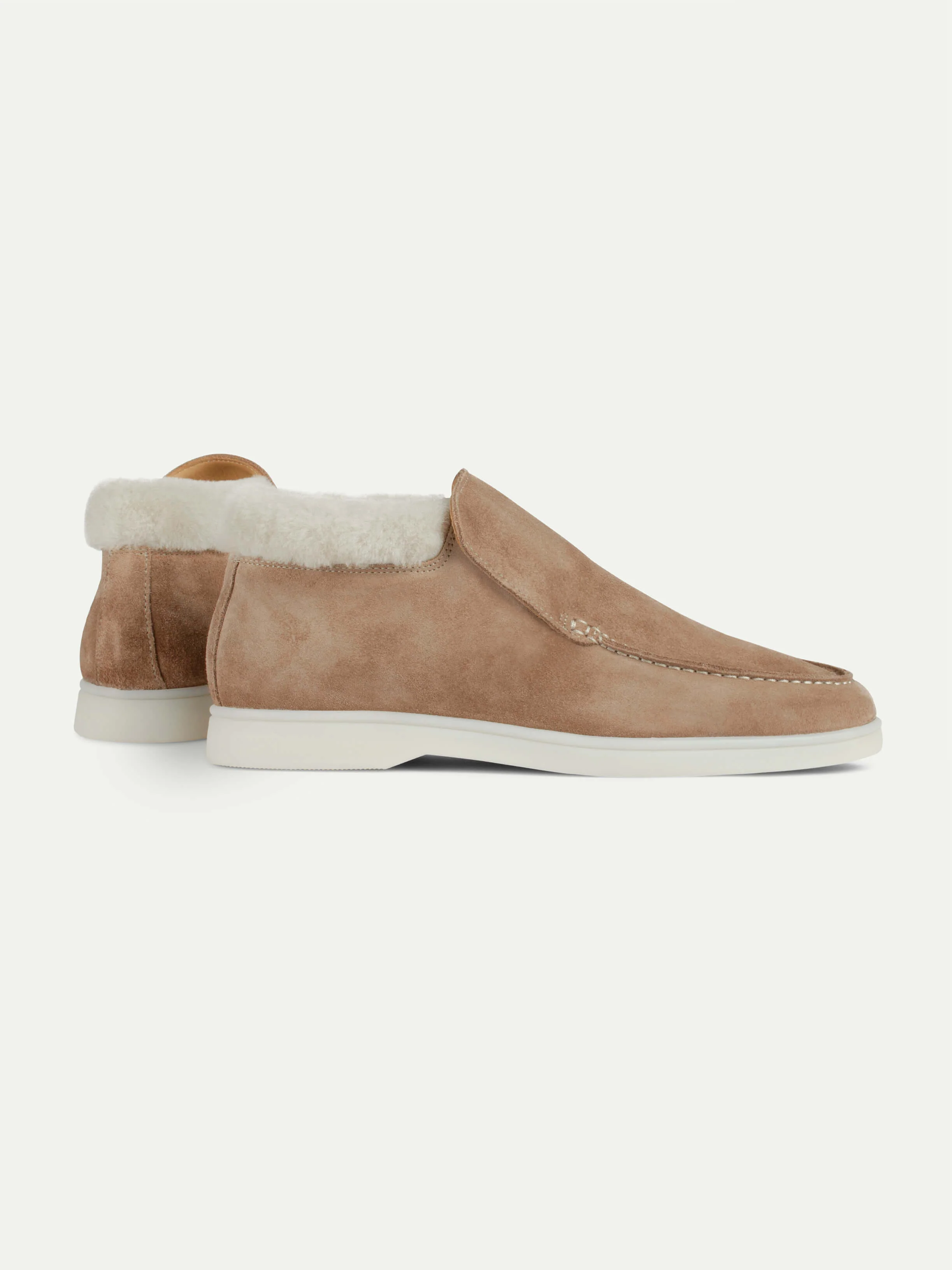 Lady Classic Beige City Loafer Fur - Image 4