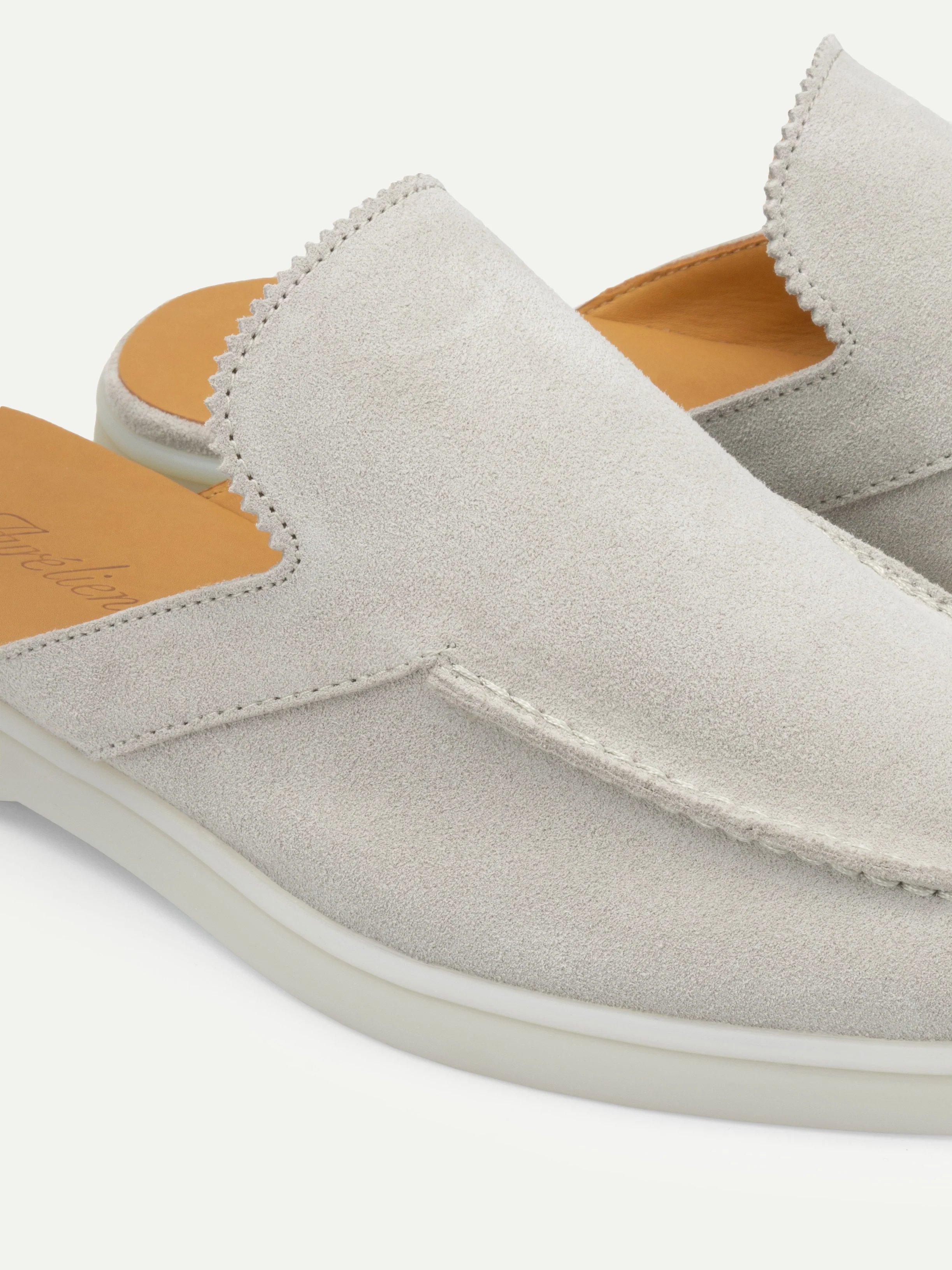 Lady Classic Grey Yacht Slipper - Image 3