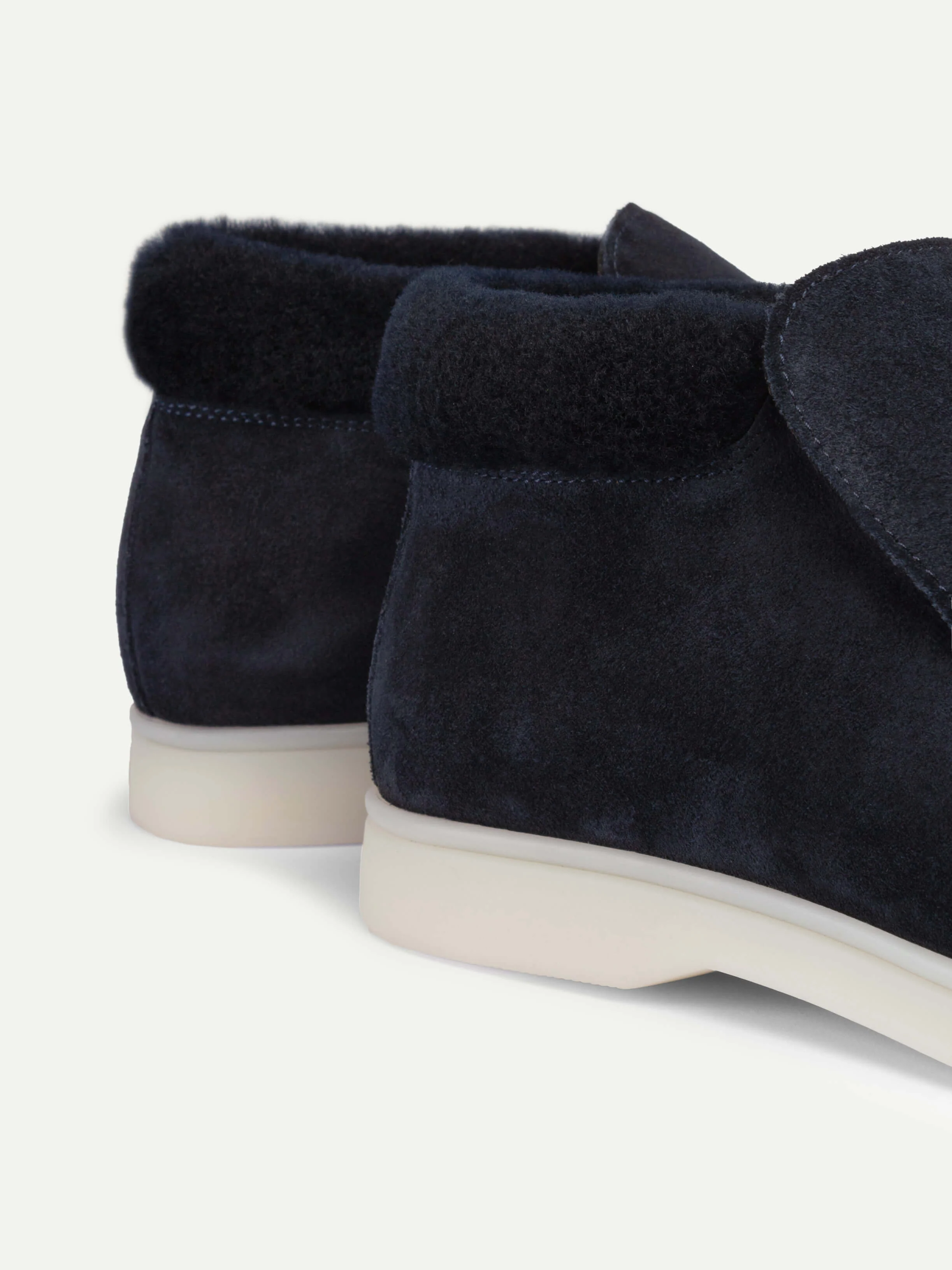Lady Dark Blue City Loafer Fur - Image 2