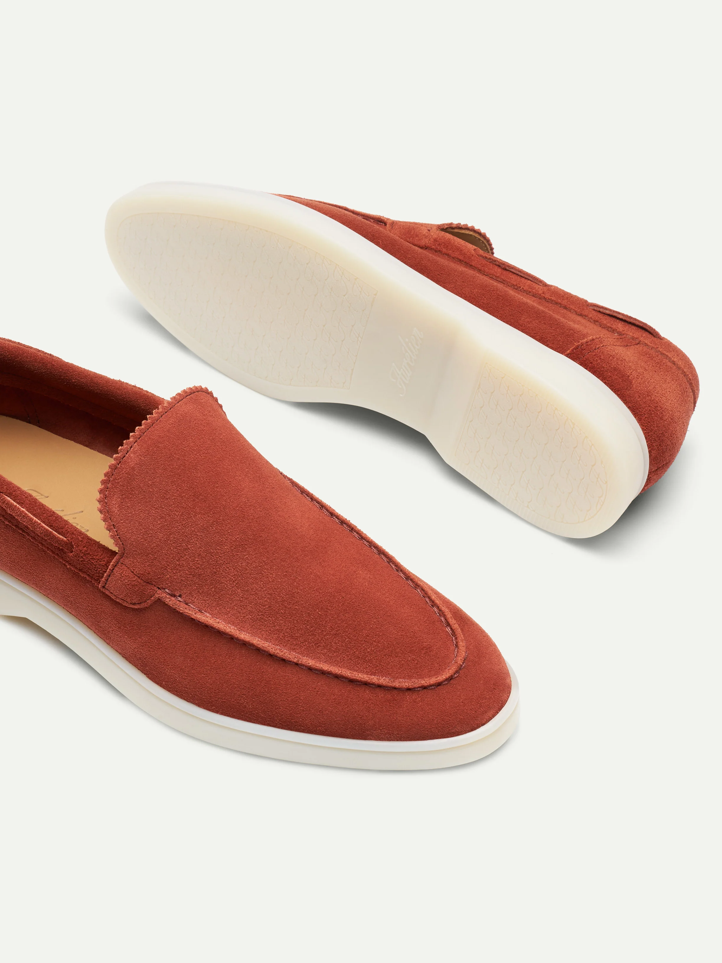 Lady Dusty Orange Yacht Loafers - Image 2
