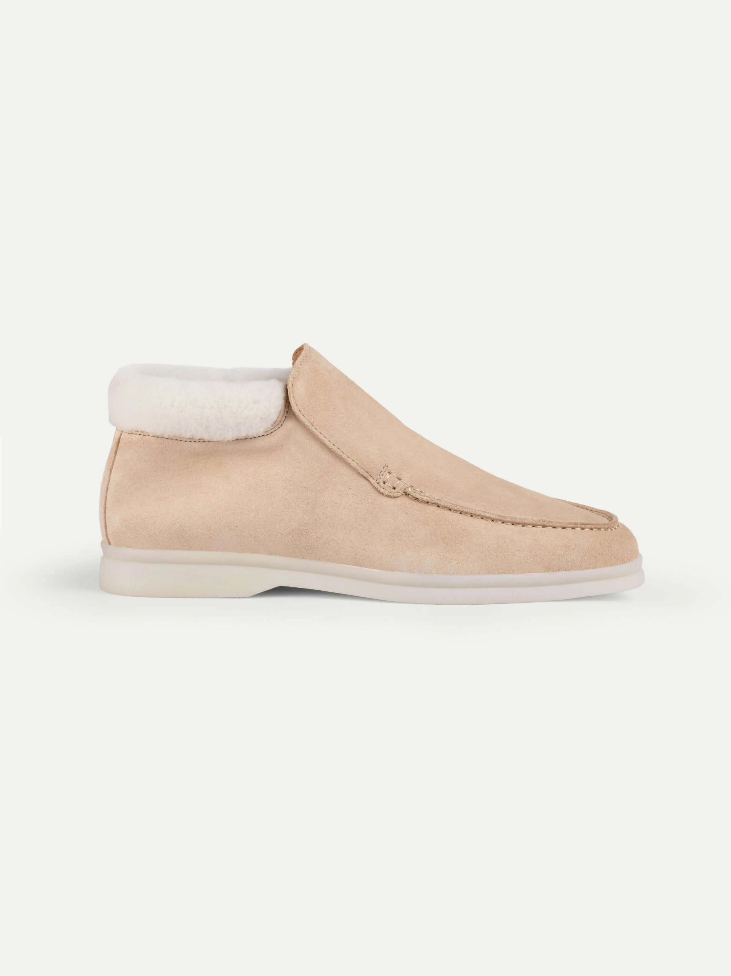 Lady Light Beige City Loafer Fur - Image 5