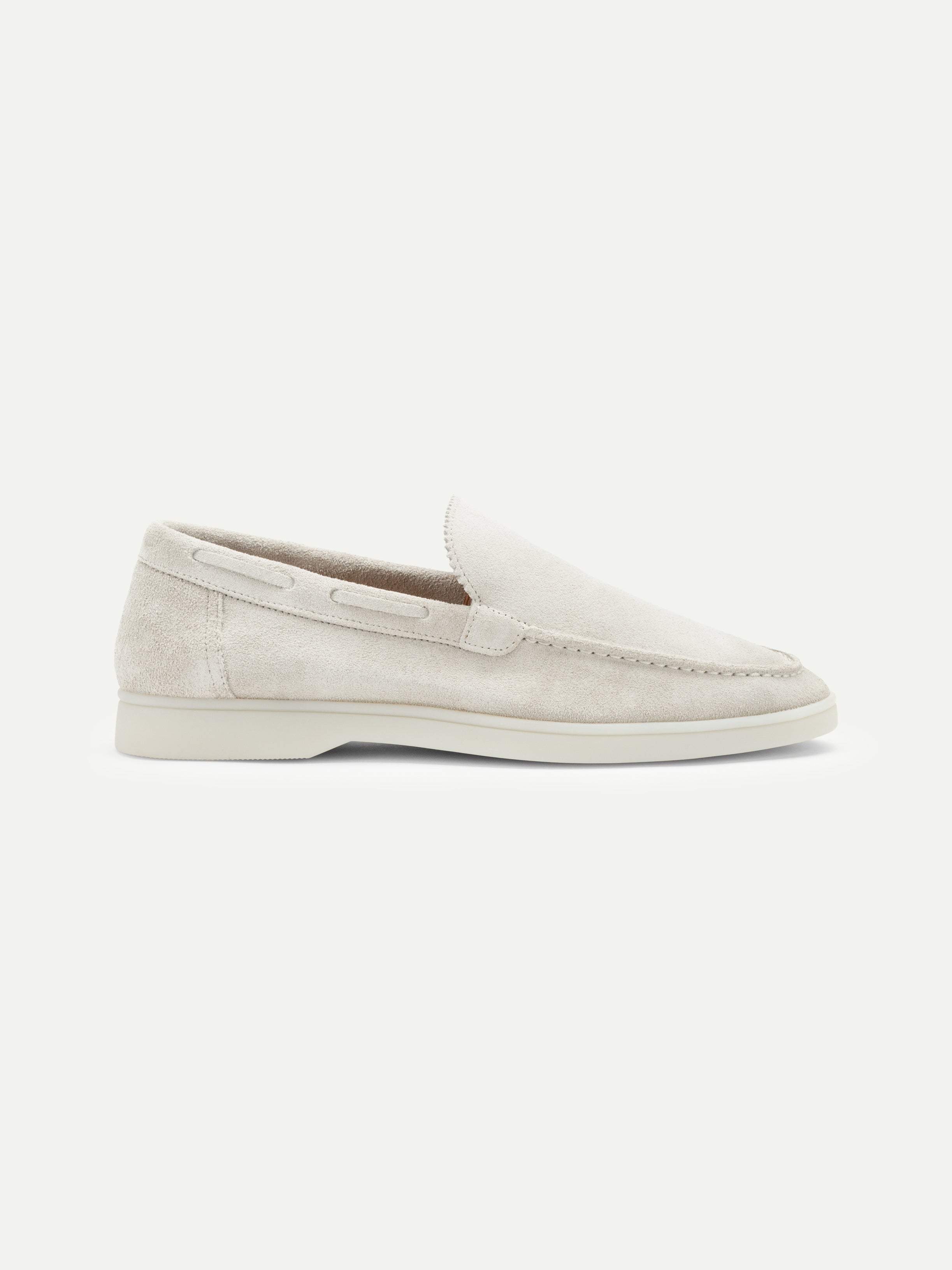 Lady Light Grey Yacht Loafers - Image 5