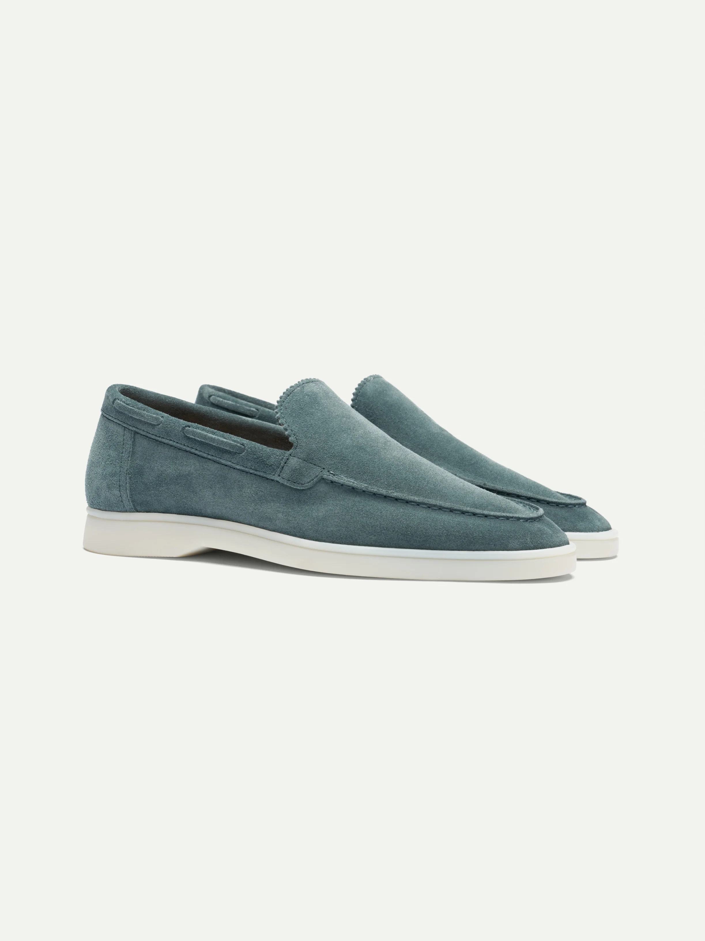 Lady Sea Green Yacht Loafers