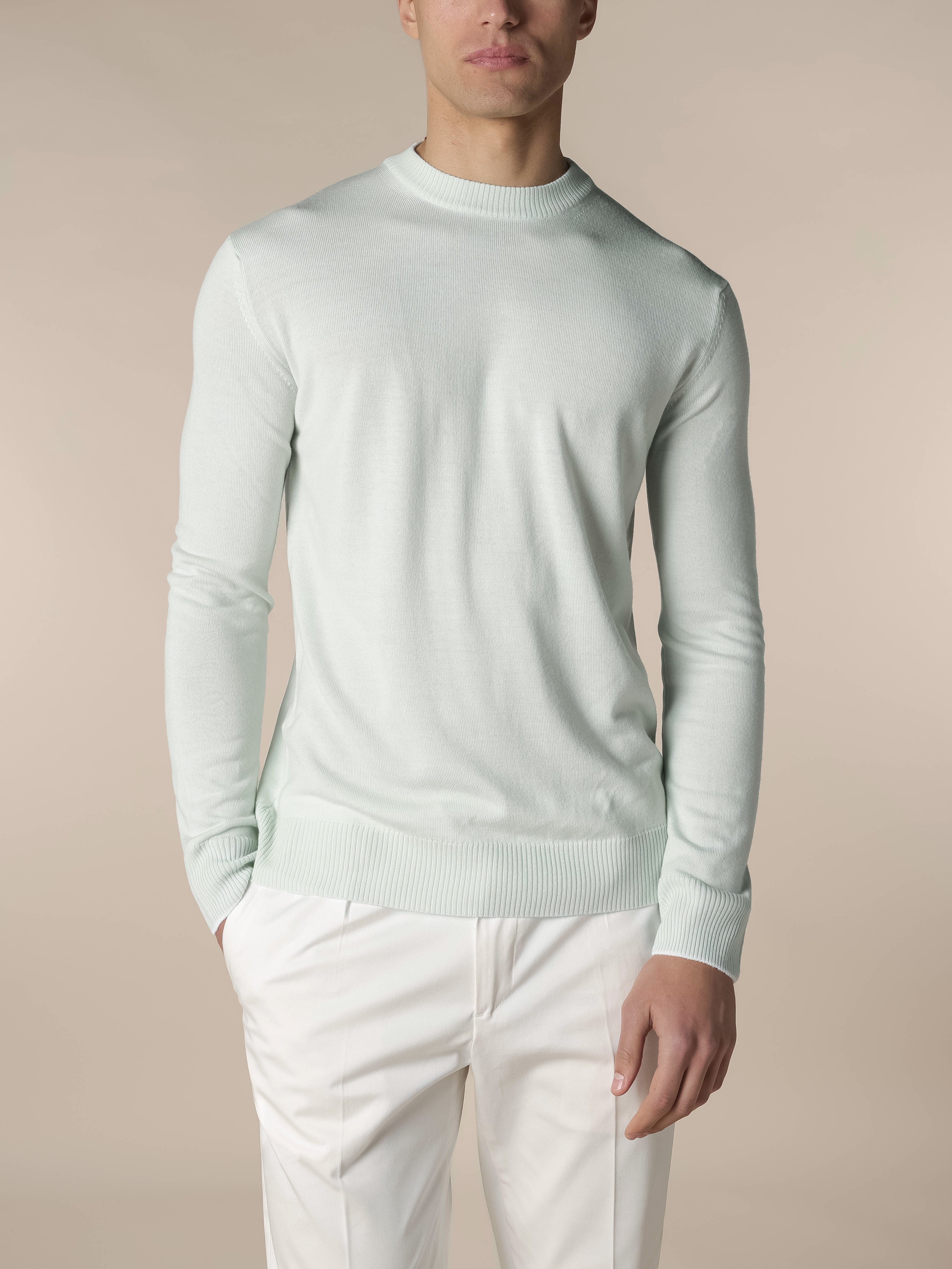 Light Aqua Two Tone City Crew - Image 2