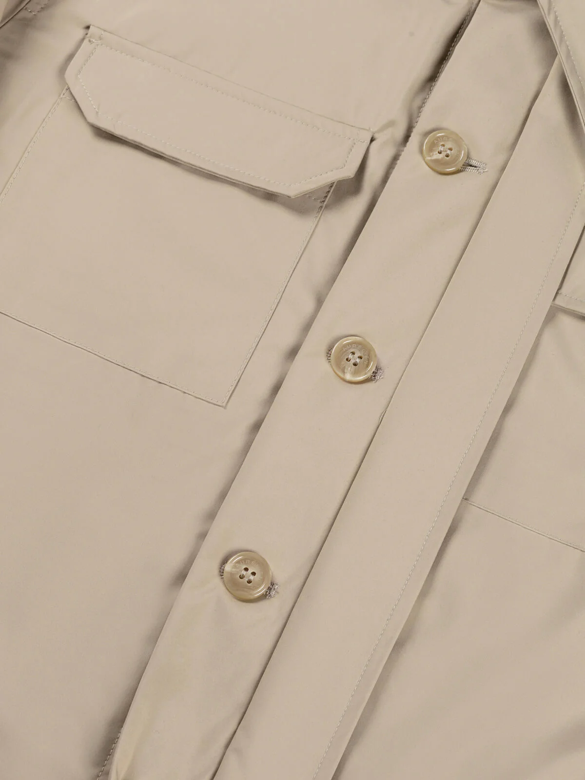 Beige City Button Jacket - Image 5