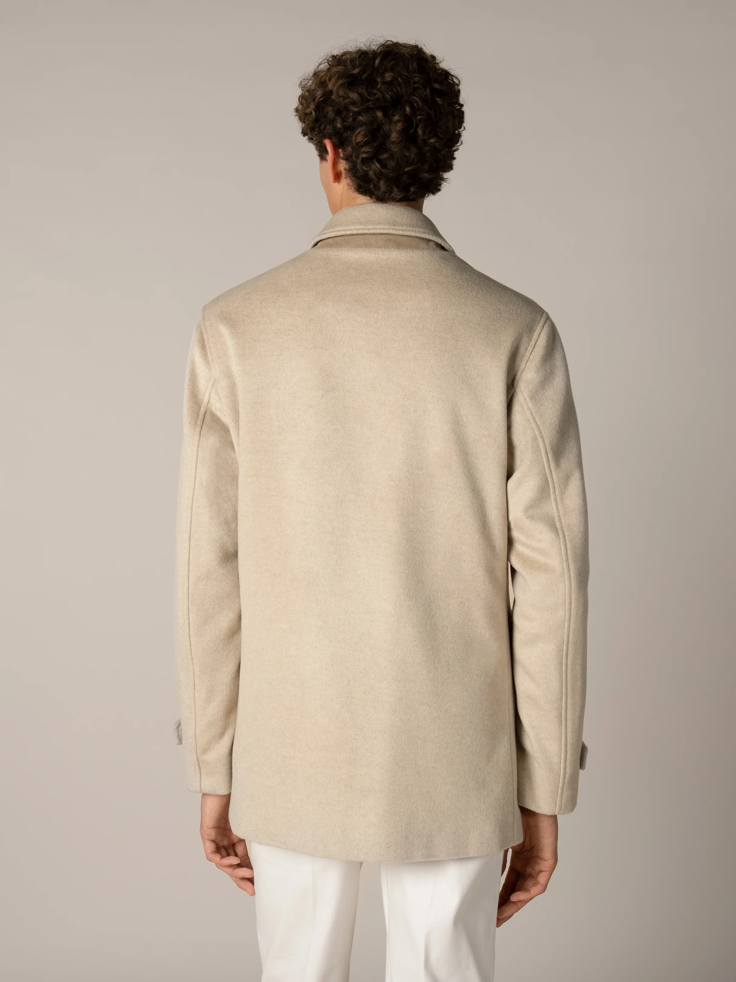 Light Beige Overcoat - Image 5