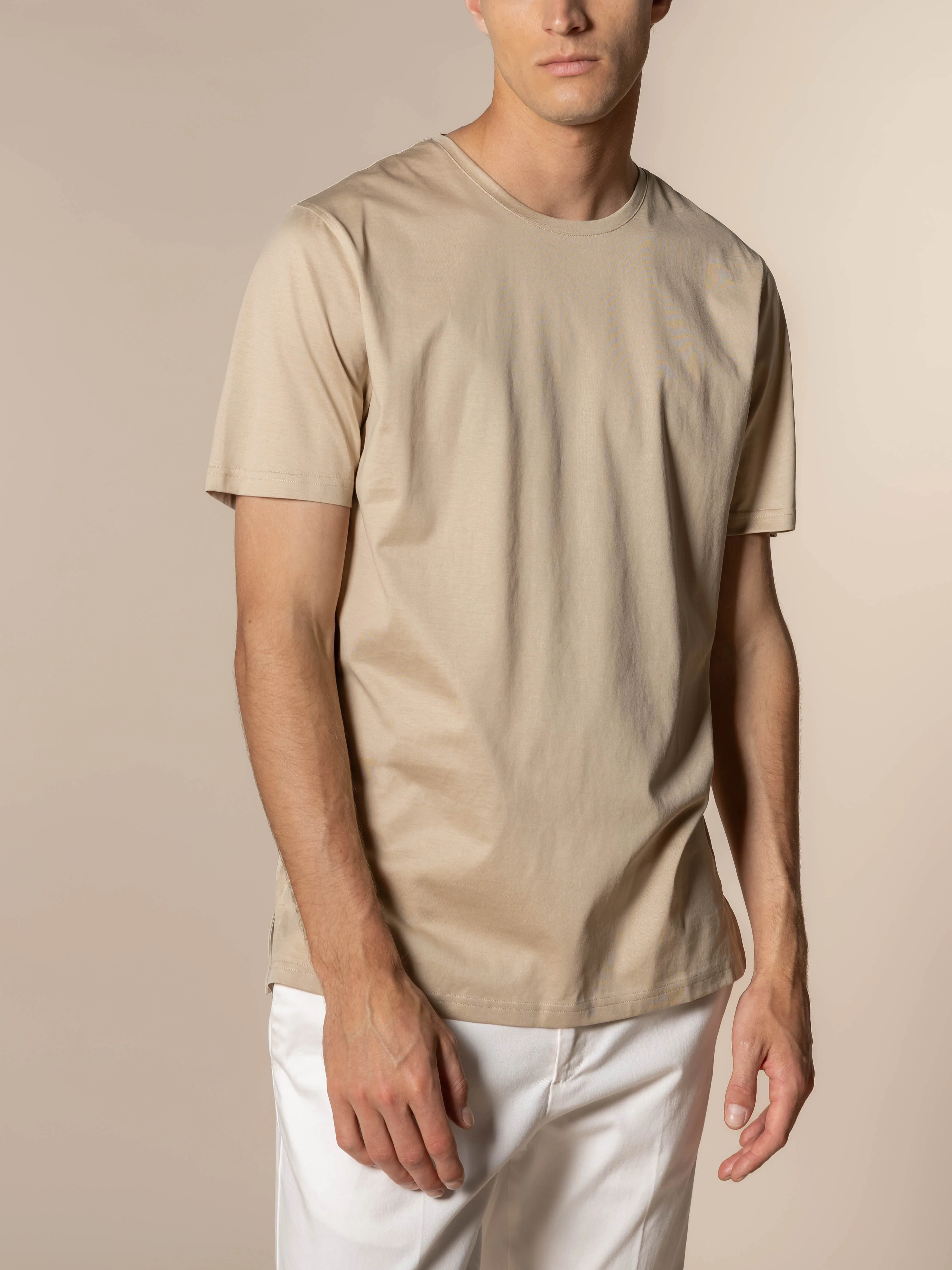 Light Beige Classic T-Shirt - Image 2