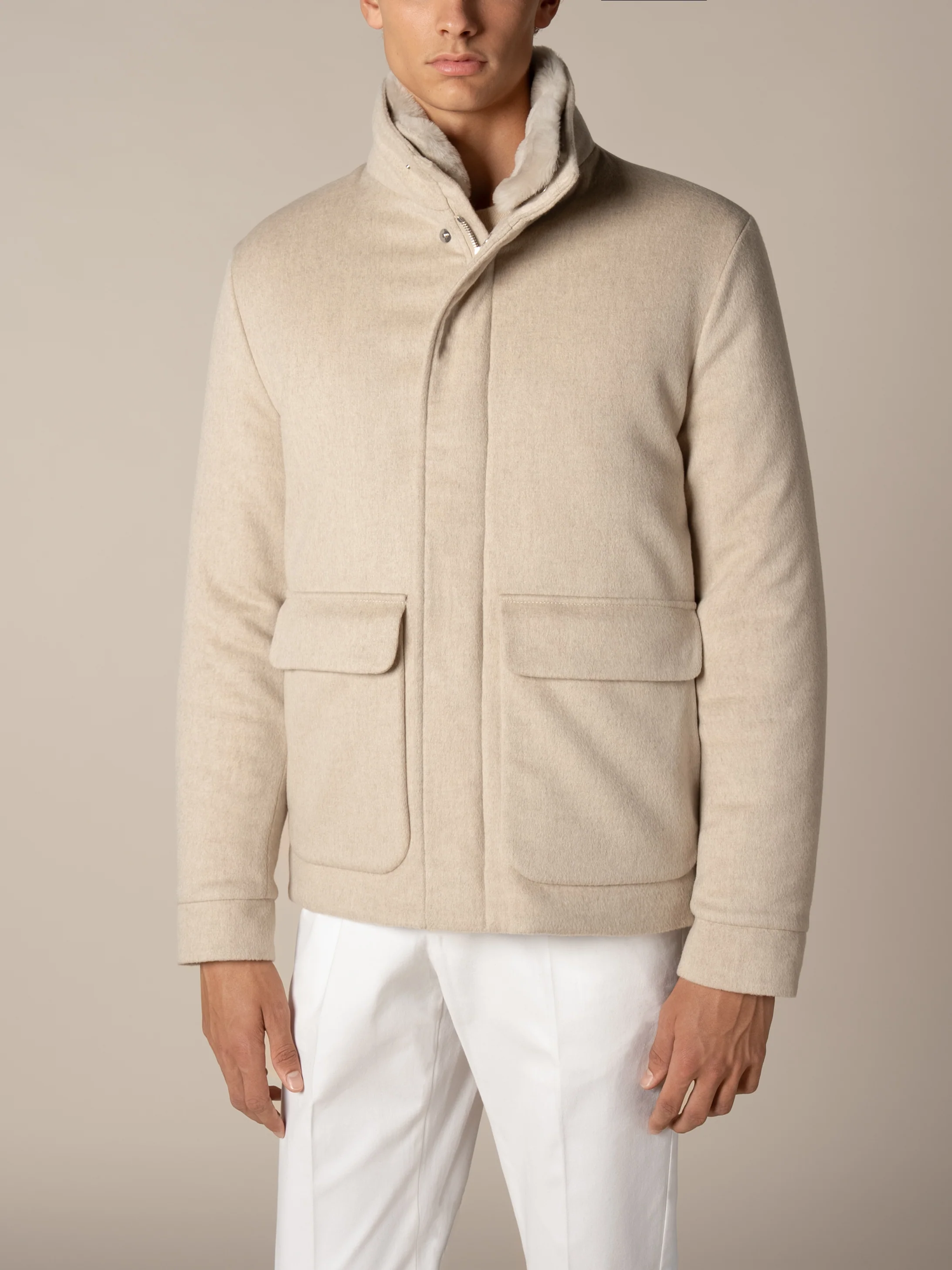 Light Beige Explorer Jacket - Image 2