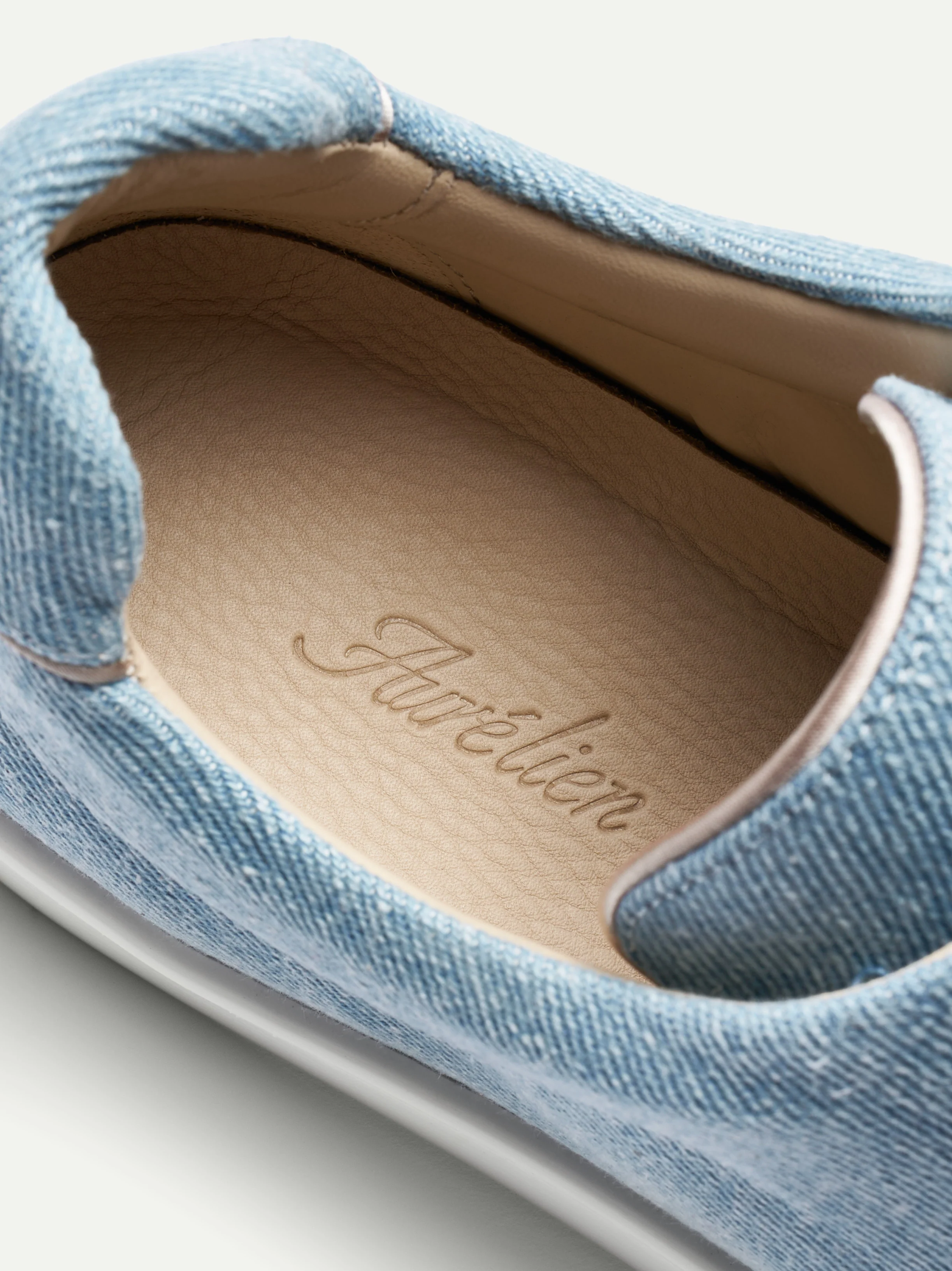 Light Blue Denim AUR3 Sneaker - Image 4
