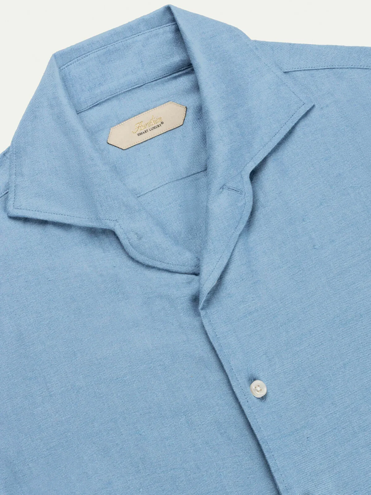 Light Blue Flannel Shirt - Image 3