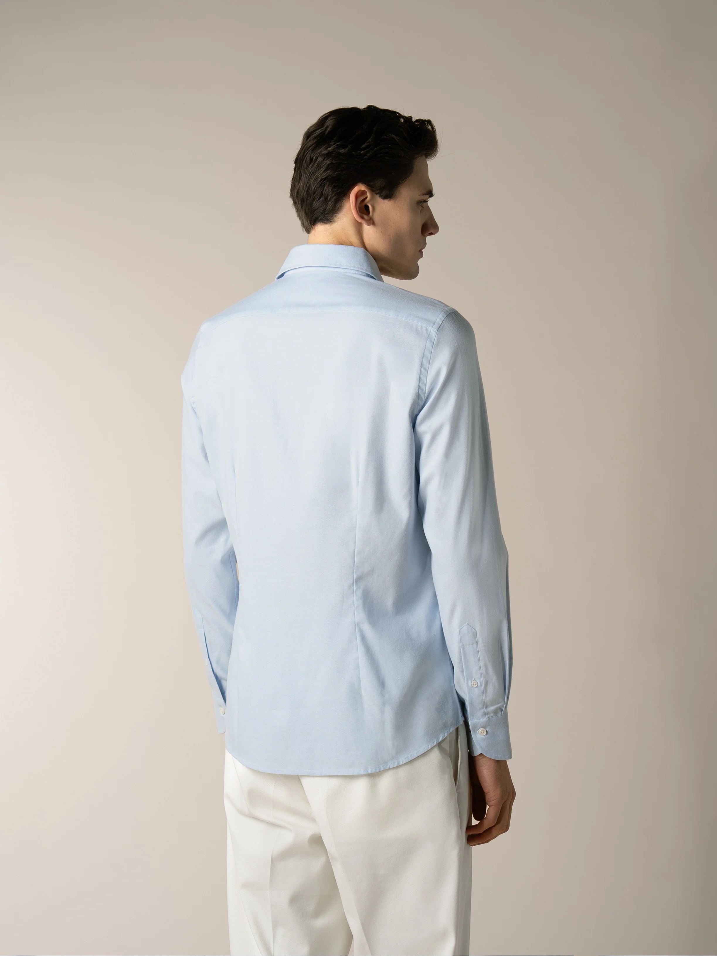 Light Blue Silk Shirt - Image 5