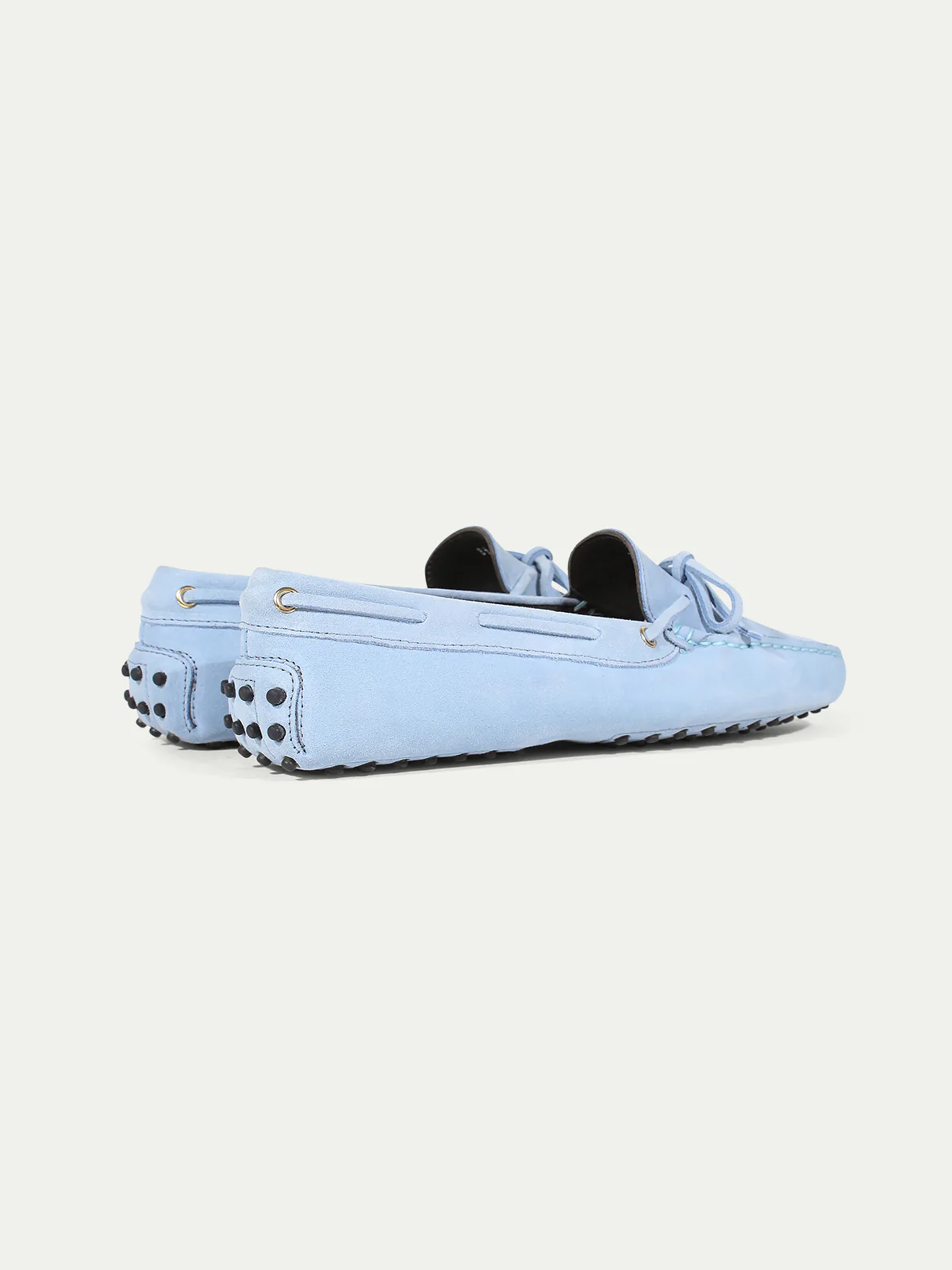 Light Blue Suede Driving Shoes - Image 3